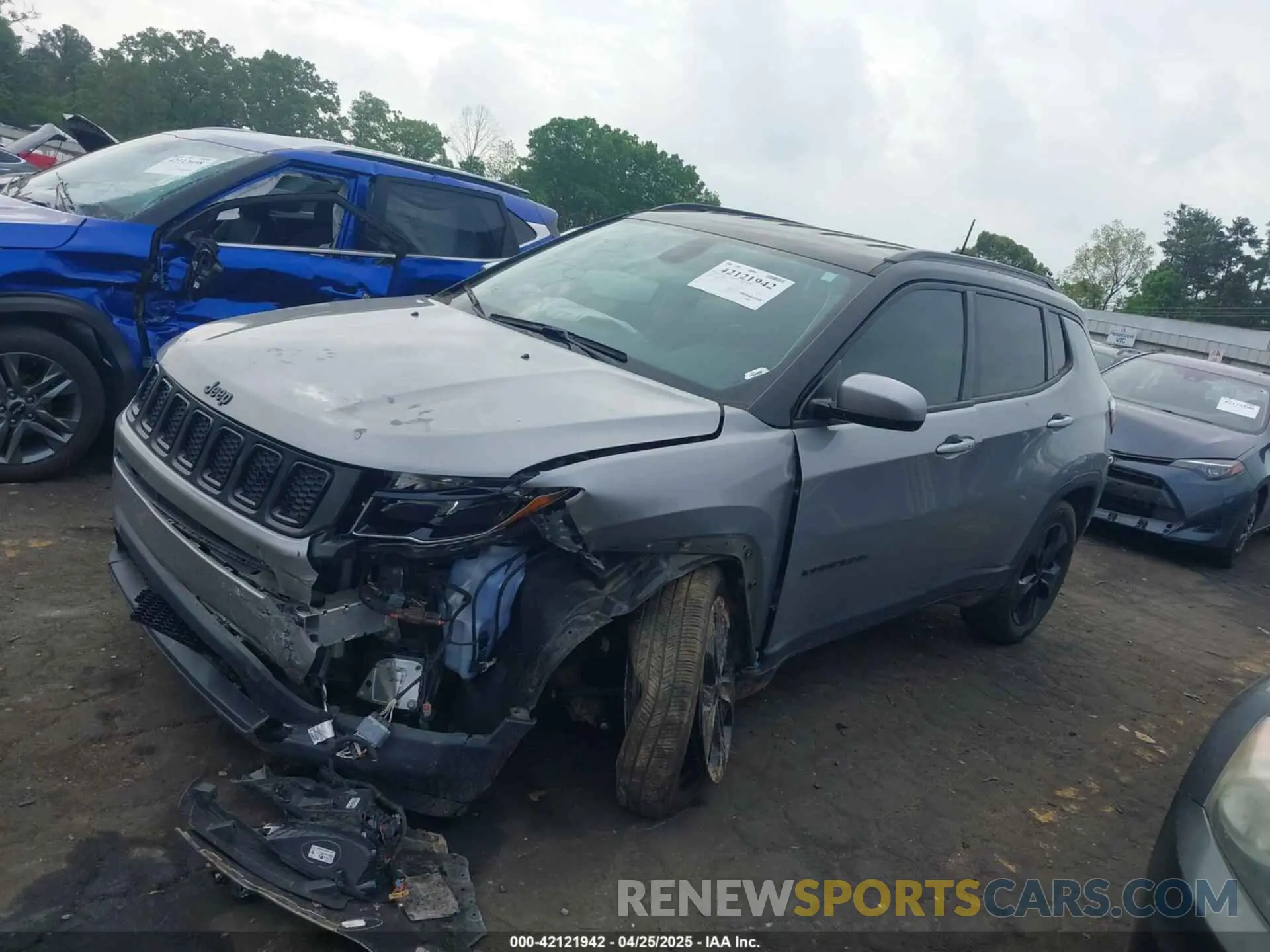 2 Фотография поврежденного автомобиля 3C4NJCBB6MT509179 JEEP COMPASS 2021