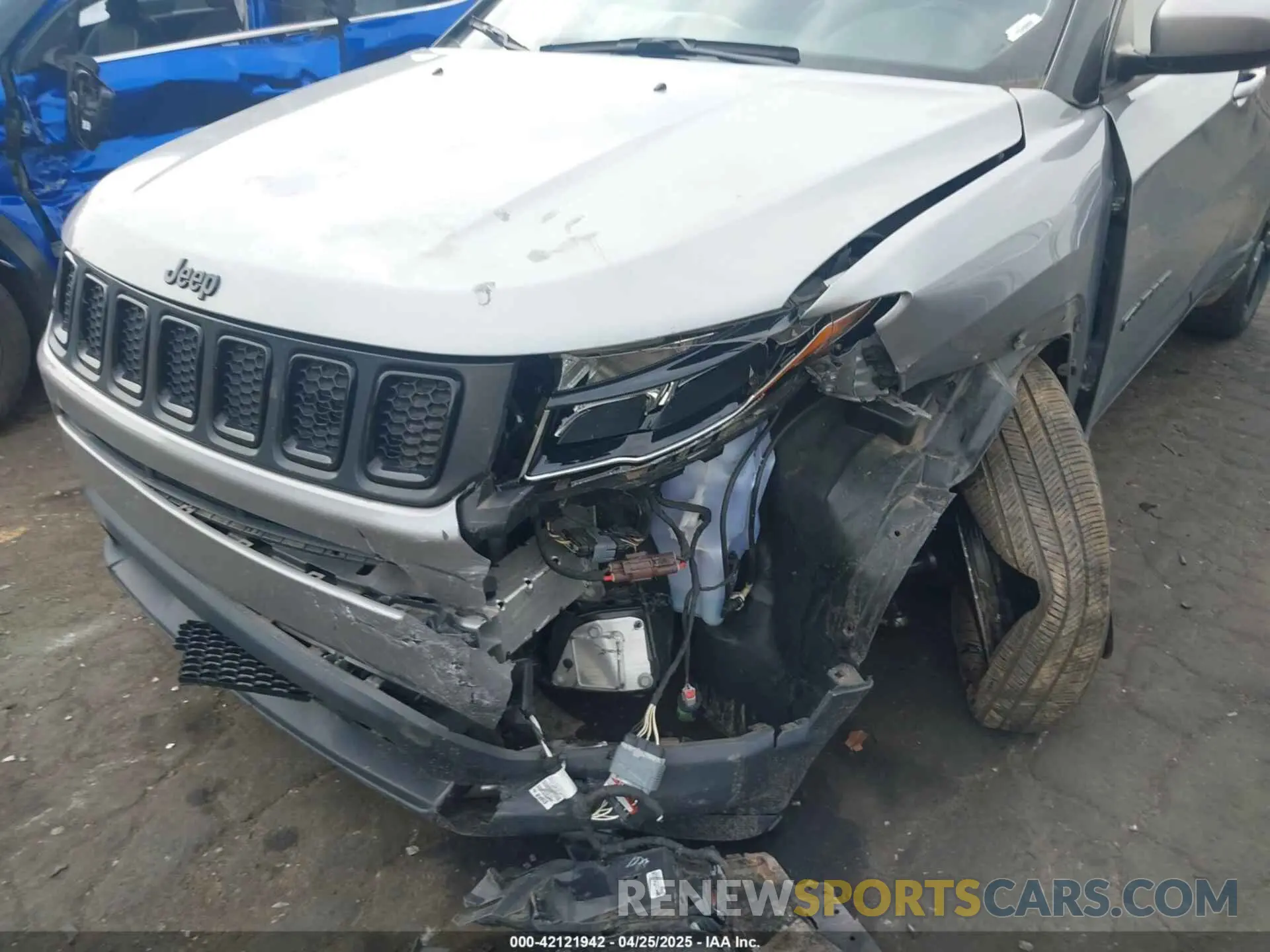 6 Фотография поврежденного автомобиля 3C4NJCBB6MT509179 JEEP COMPASS 2021