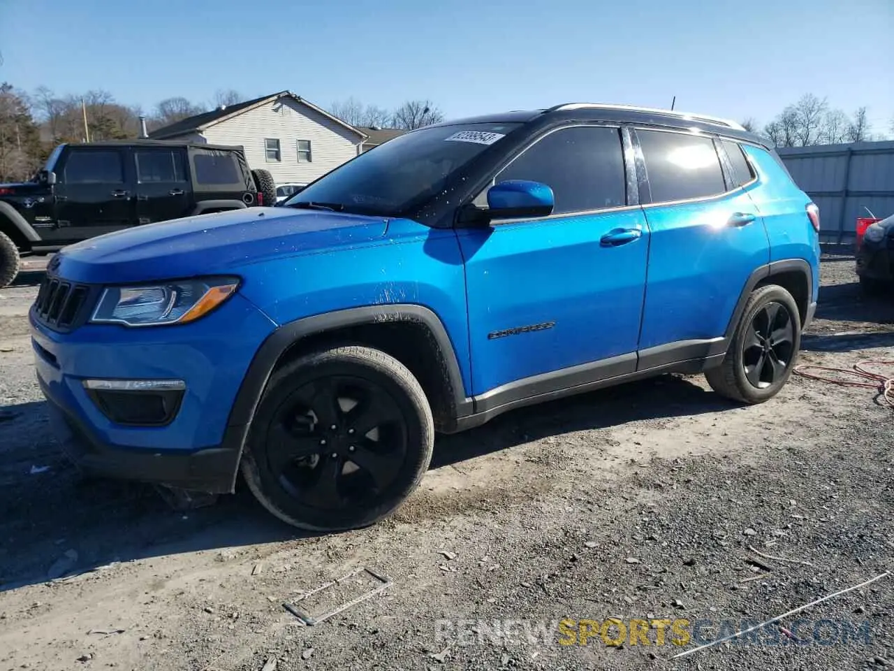 1 Photograph of a damaged car 3C4NJCBB6MT532106 JEEP COMPASS 2021