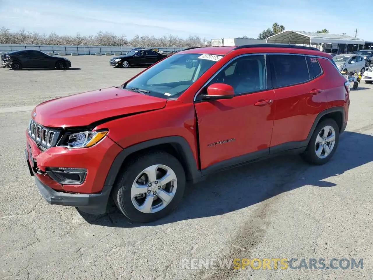 1 Фотография поврежденного автомобиля 3C4NJCBB6MT553134 JEEP COMPASS 2021
