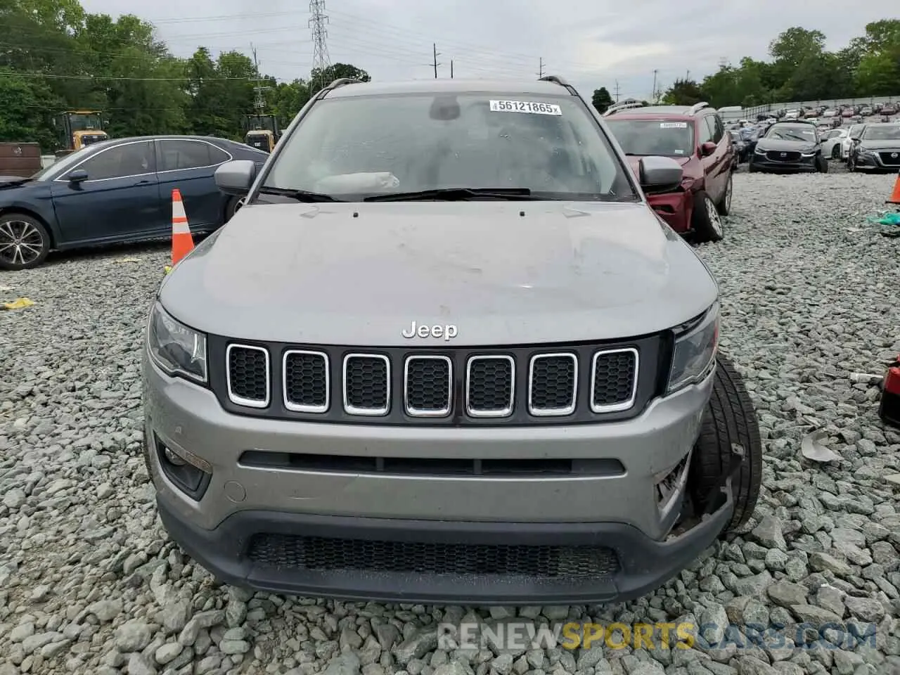 5 Photograph of a damaged car 3C4NJCBB6MT580804 JEEP COMPASS 2021