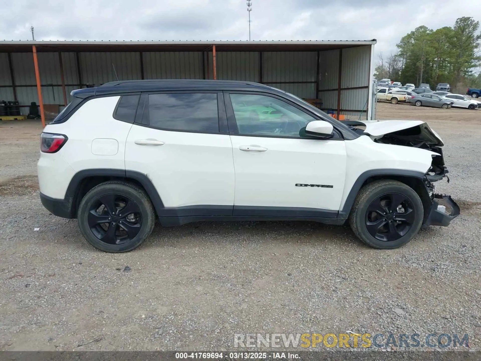 14 Photograph of a damaged car 3C4NJCBB6MT587350 JEEP COMPASS 2021