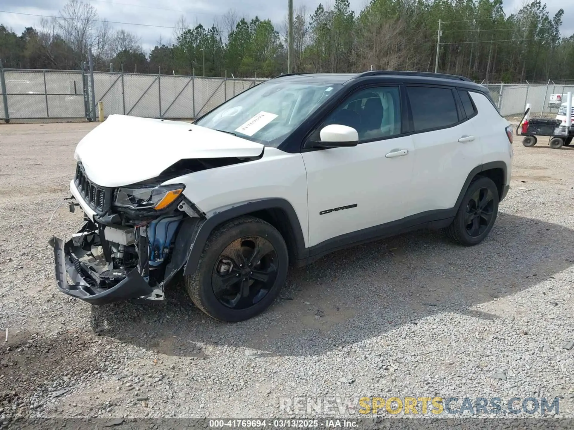 2 Photograph of a damaged car 3C4NJCBB6MT587350 JEEP COMPASS 2021