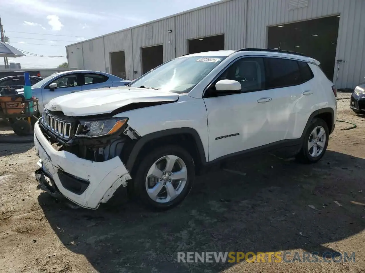 1 Фотография поврежденного автомобиля 3C4NJCBB7MT510177 JEEP COMPASS 2021