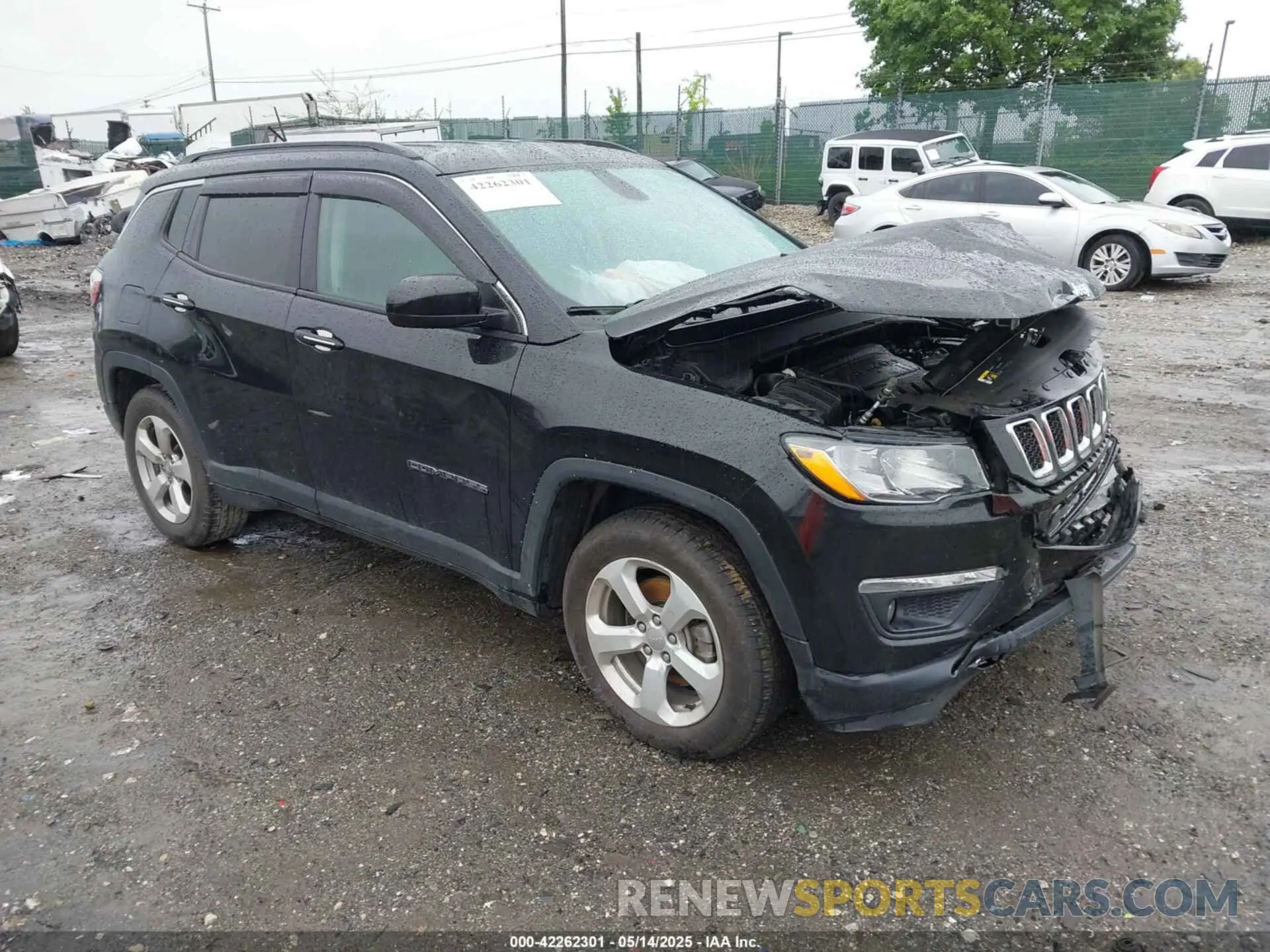 1 Photograph of a damaged car 3C4NJCBB7MT592525 JEEP COMPASS 2021