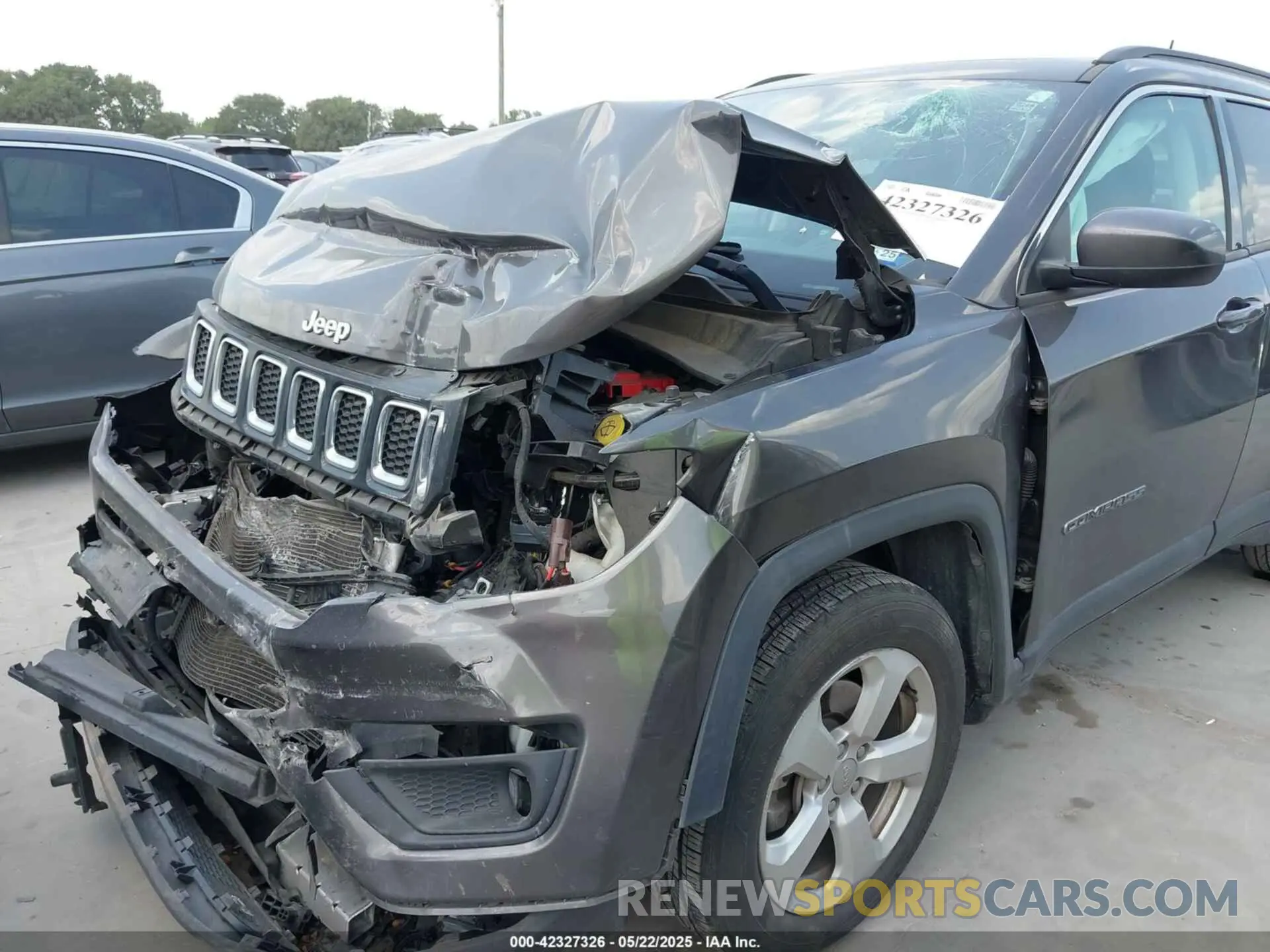 6 Фотография поврежденного автомобиля 3C4NJCBBXMT563858 JEEP COMPASS 2021