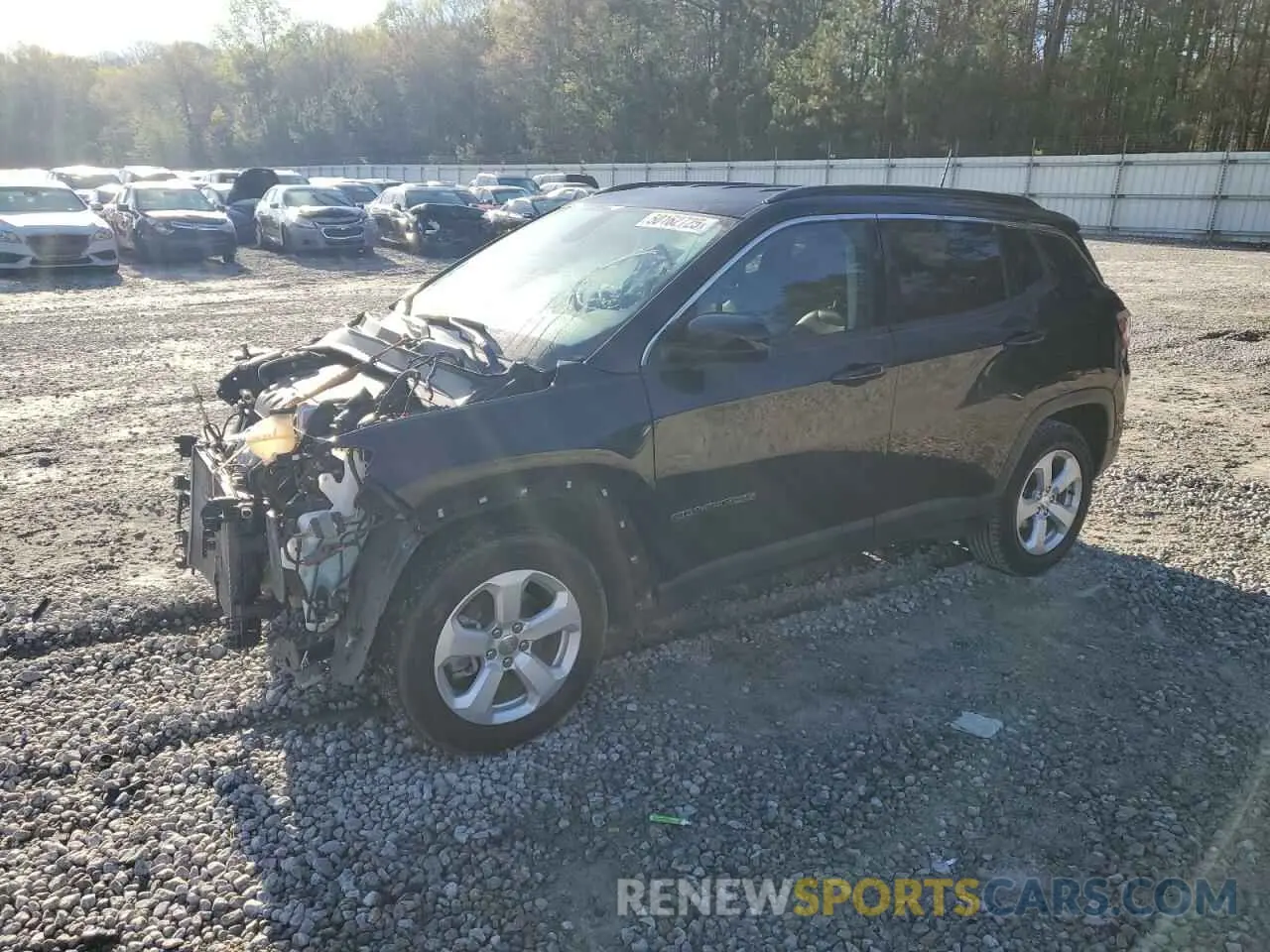 1 Photograph of a damaged car 3C4NJCBBXMT574049 JEEP COMPASS 2021