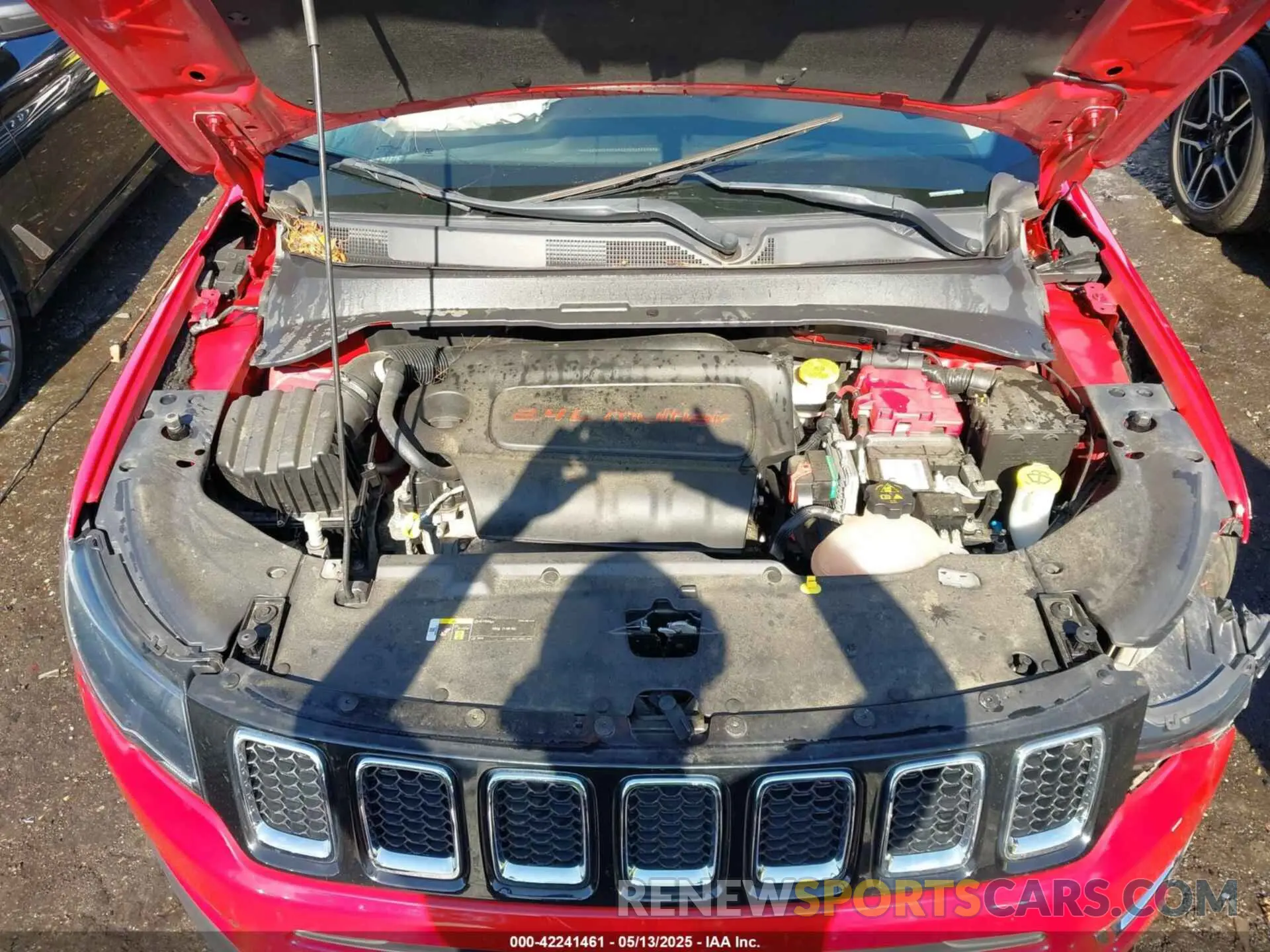 10 Photograph of a damaged car 3C4NJCCB2MT573413 JEEP COMPASS 2021
