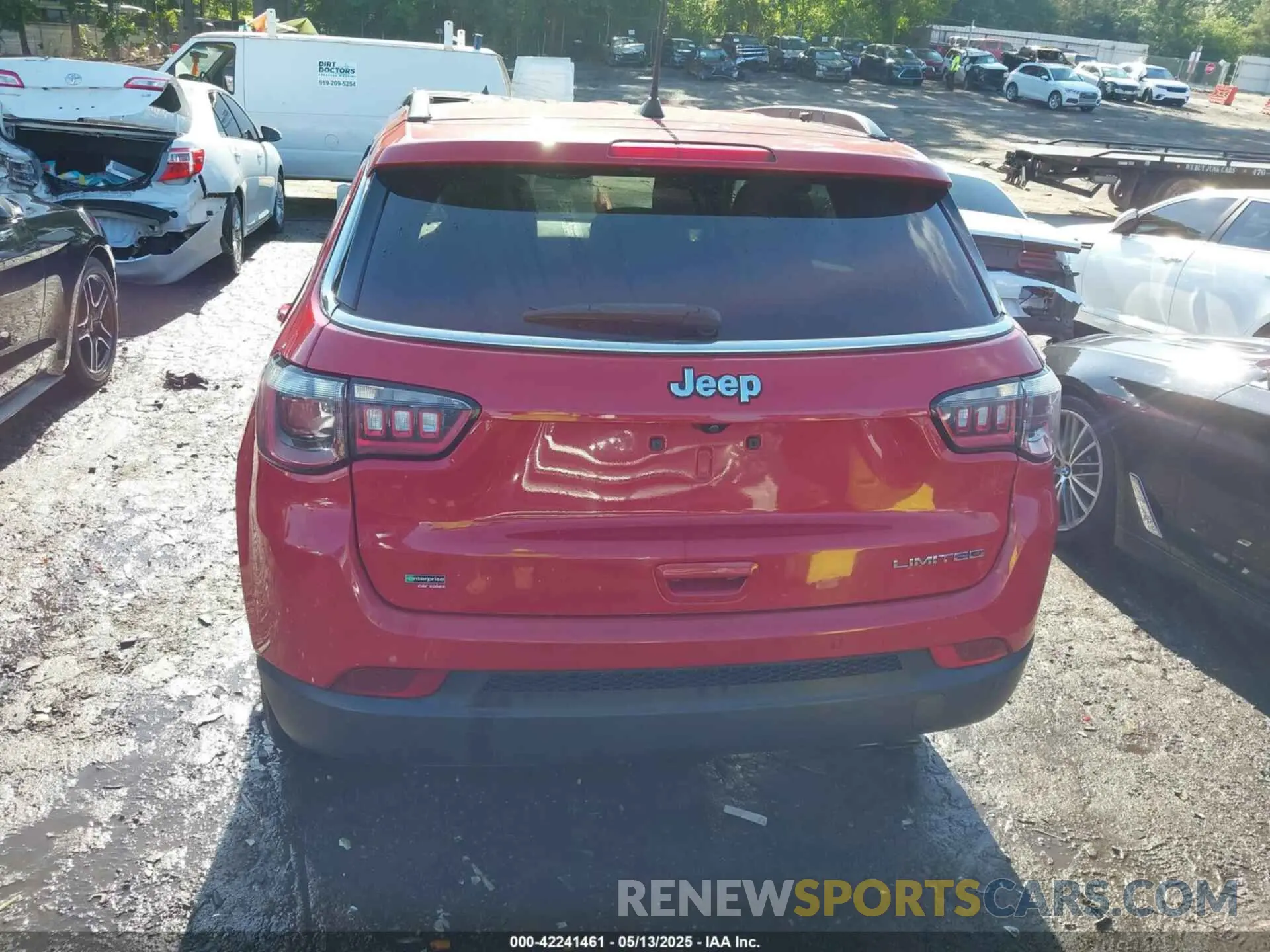 16 Photograph of a damaged car 3C4NJCCB2MT573413 JEEP COMPASS 2021