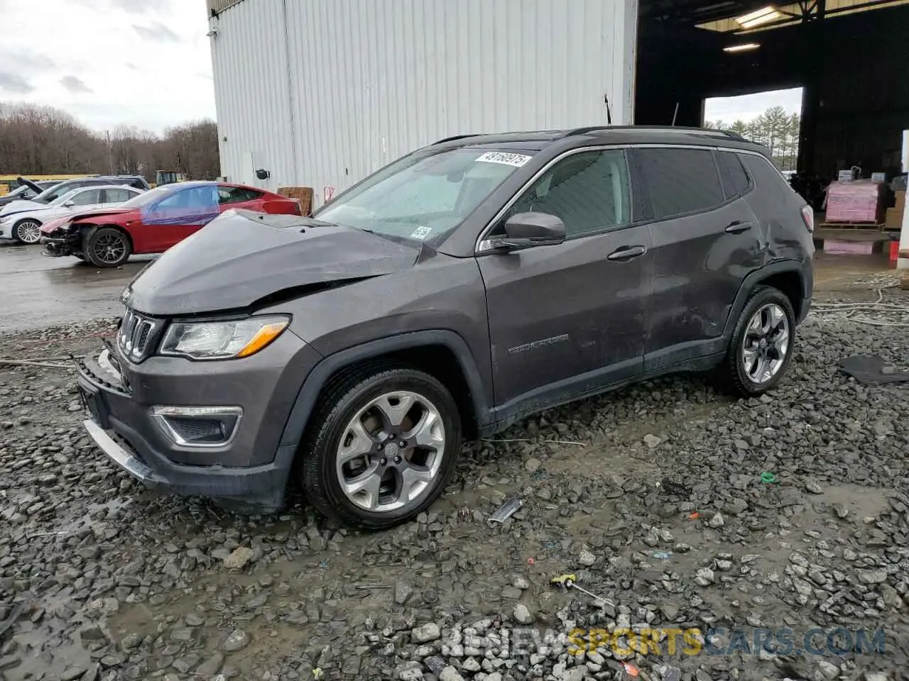 1 Photograph of a damaged car 3C4NJCCB5MT526425 JEEP COMPASS 2021