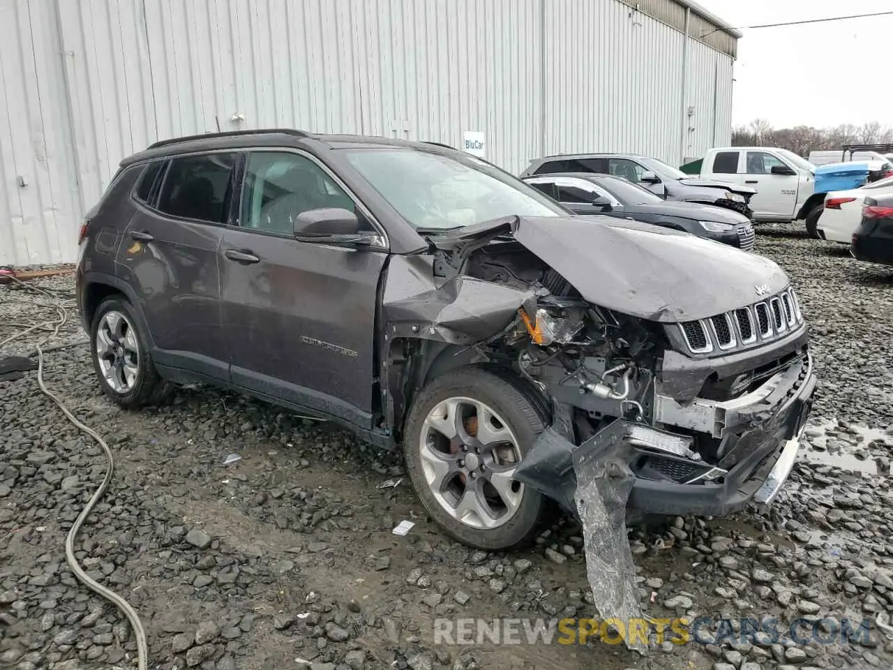 4 Photograph of a damaged car 3C4NJCCB5MT526425 JEEP COMPASS 2021