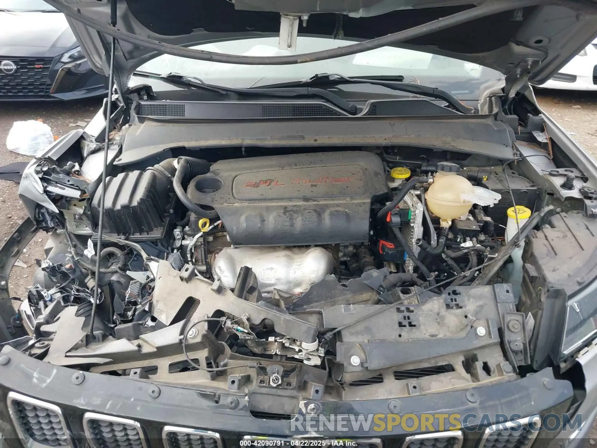 10 Photograph of a damaged car 3C4NJCCB7MT514244 JEEP COMPASS 2021
