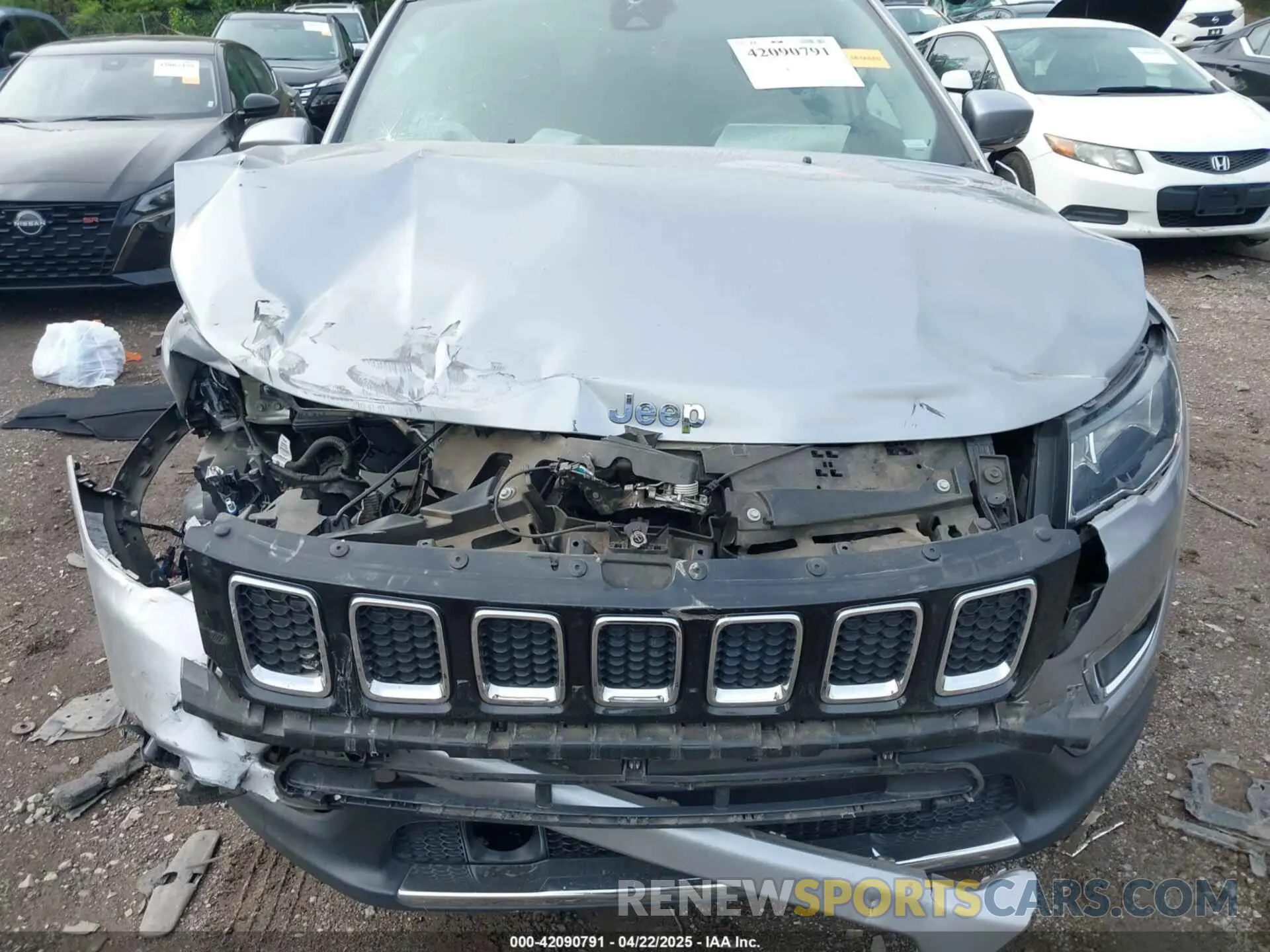 6 Photograph of a damaged car 3C4NJCCB7MT514244 JEEP COMPASS 2021