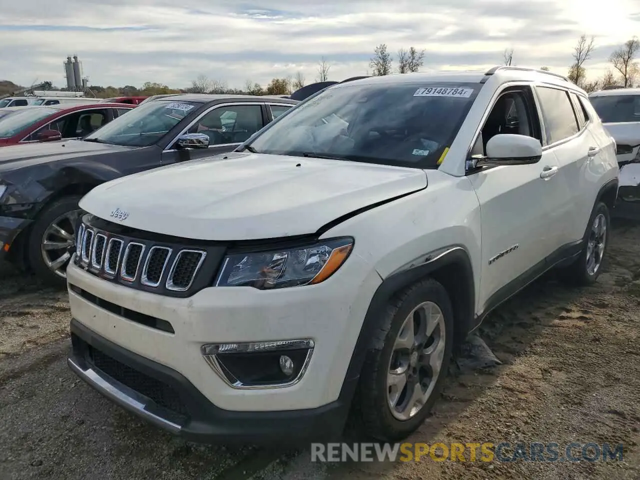 1 Photograph of a damaged car 3C4NJCCB8MT517864 JEEP COMPASS 2021