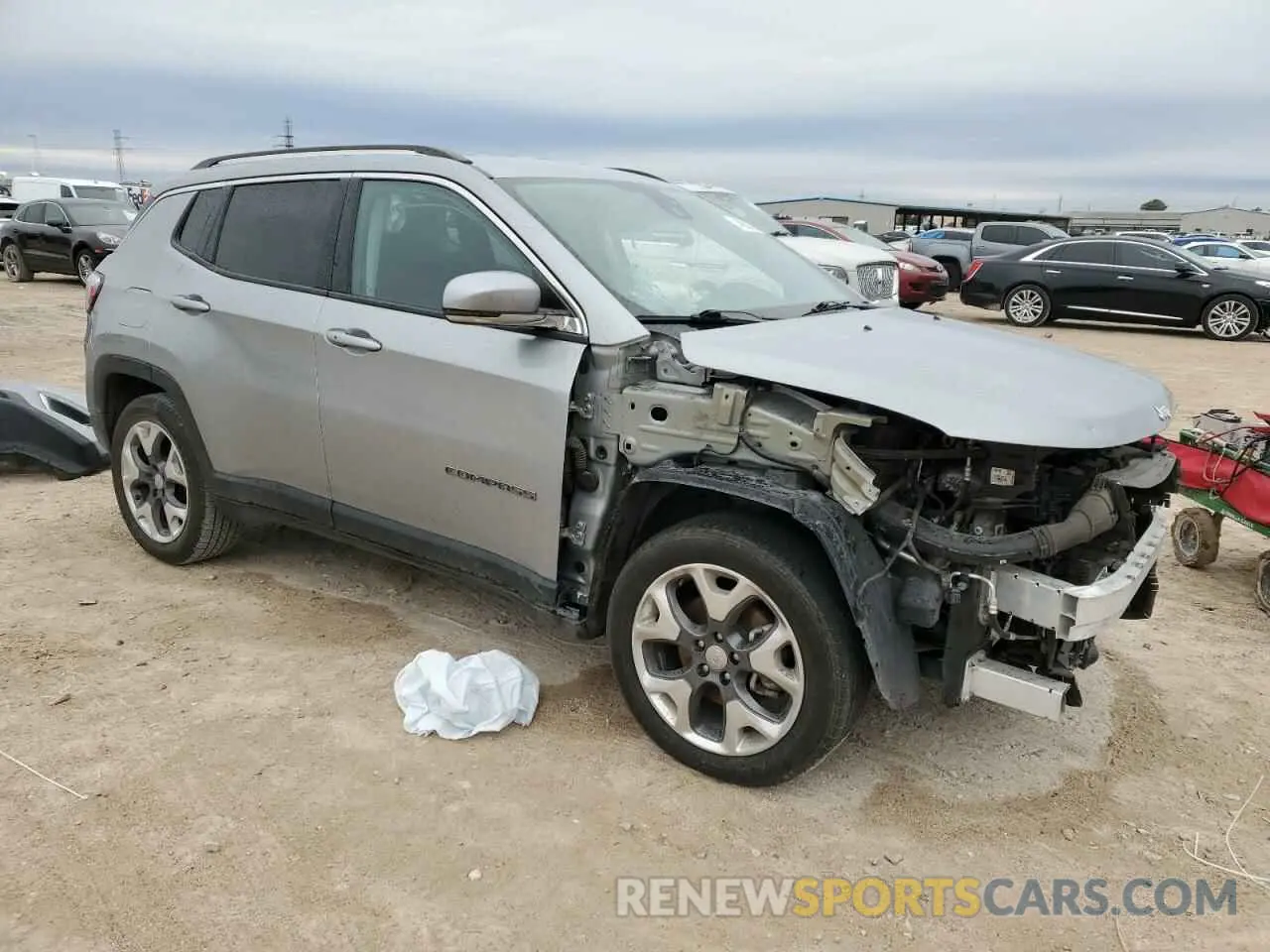 4 Photograph of a damaged car 3C4NJCCB8MT573416 JEEP COMPASS 2021