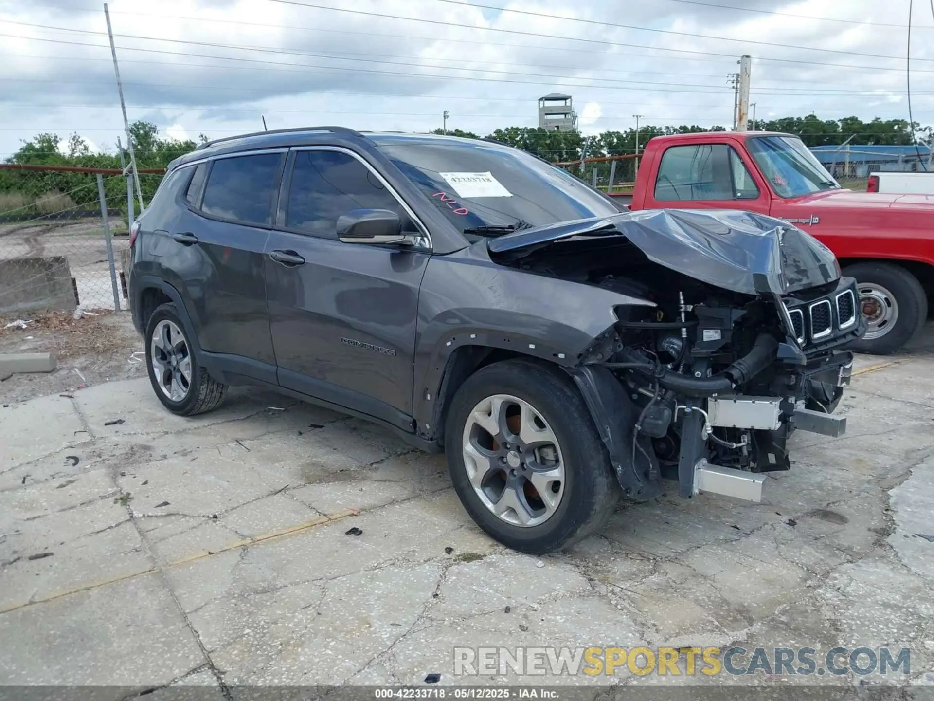 1 Фотография поврежденного автомобиля 3C4NJCCB9MT573621 JEEP COMPASS 2021