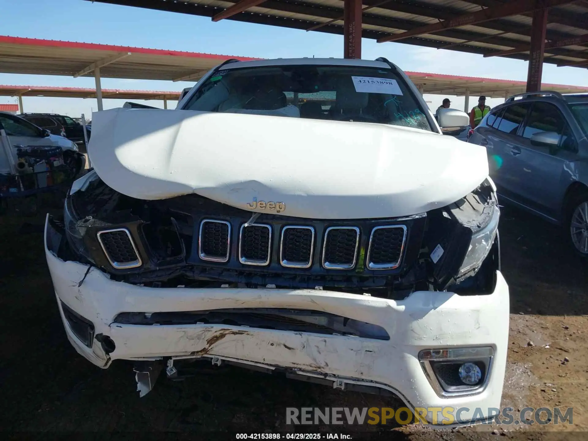 12 Photograph of a damaged car 3C4NJCCBXMT511497 JEEP COMPASS 2021