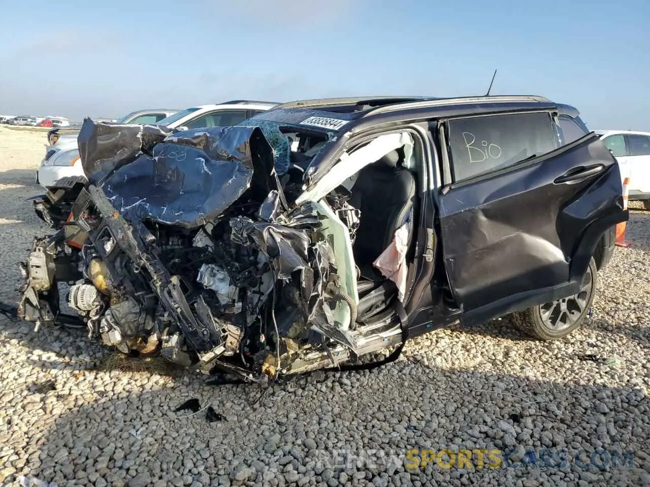1 Photograph of a damaged car 3C4NJCEB1MT597098 JEEP COMPASS 2021
