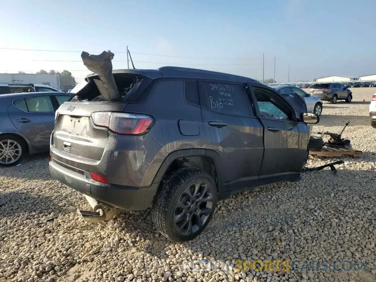 3 Photograph of a damaged car 3C4NJCEB1MT597098 JEEP COMPASS 2021