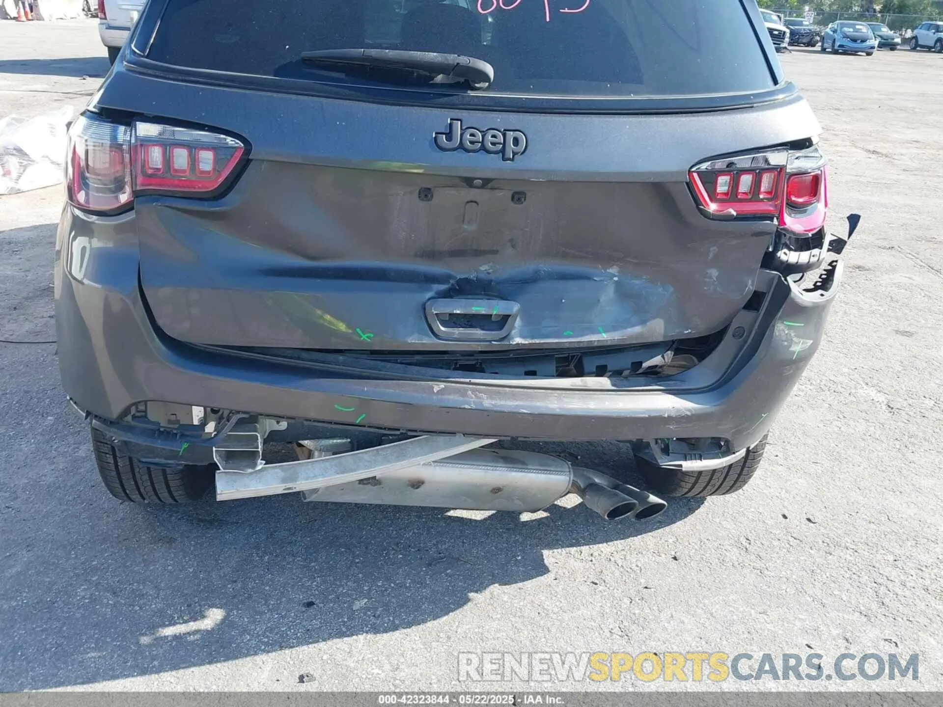 6 Фотография поврежденного автомобиля 3C4NJCEB4MT564077 JEEP COMPASS 2021