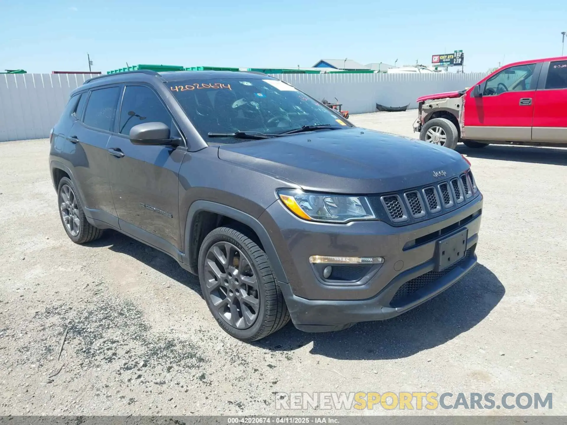 1 Фотография поврежденного автомобиля 3C4NJCEB6MT518282 JEEP COMPASS 2021