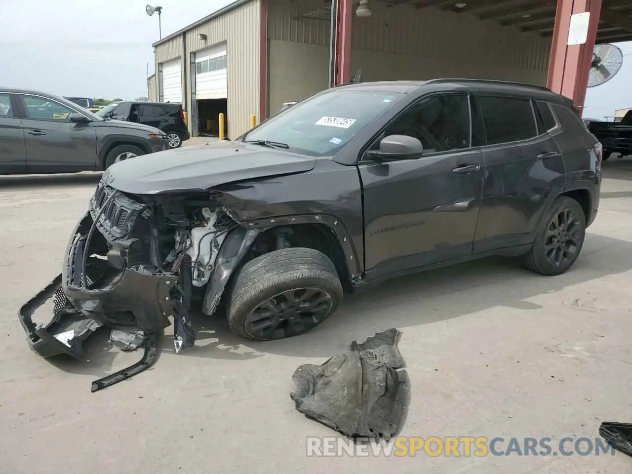 1 Photograph of a damaged car 3C4NJCEB6MT522753 JEEP COMPASS 2021