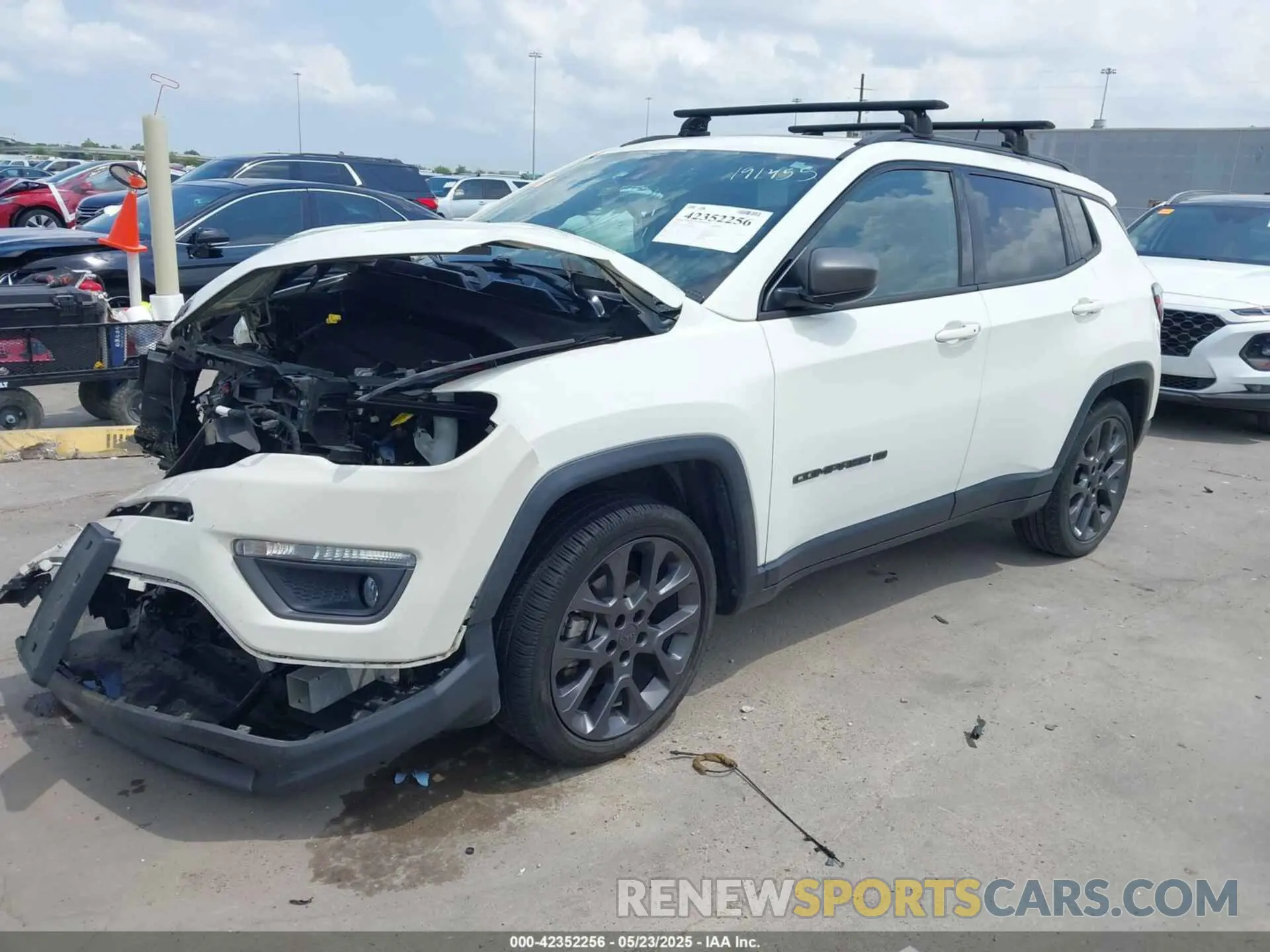 2 Photograph of a damaged car 3C4NJCEB6MT549130 JEEP COMPASS 2021