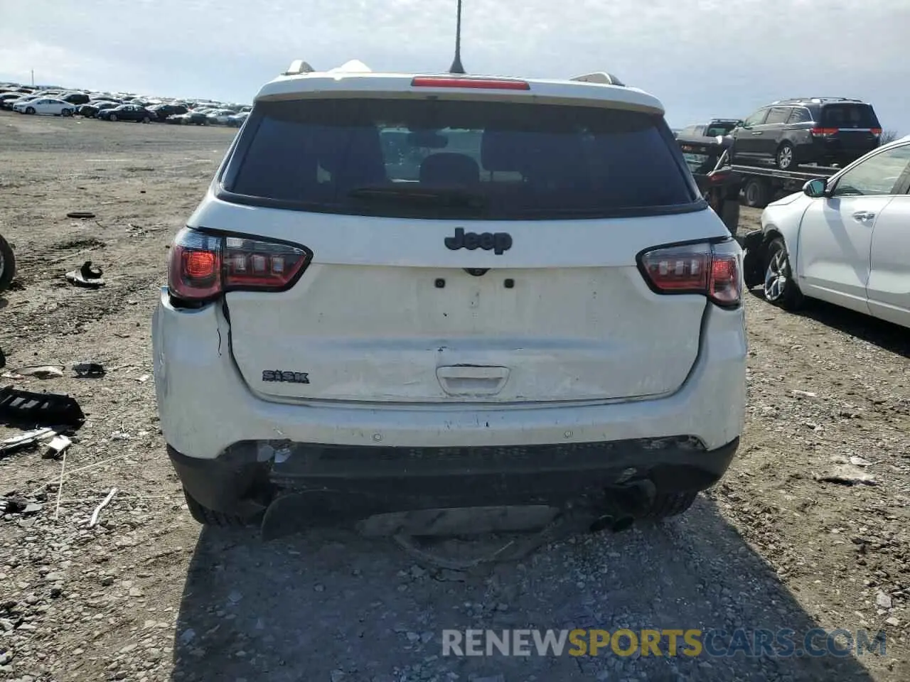 6 Фотография поврежденного автомобиля 3C4NJCEB6MT553095 JEEP COMPASS 2021
