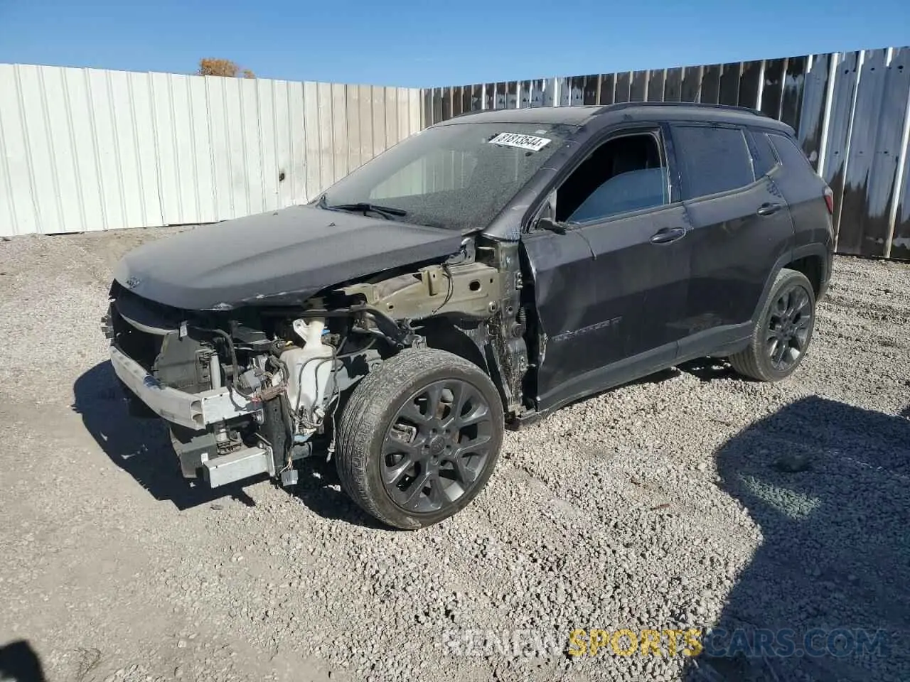 1 Фотография поврежденного автомобиля 3C4NJCEBXMT597469 JEEP COMPASS 2021