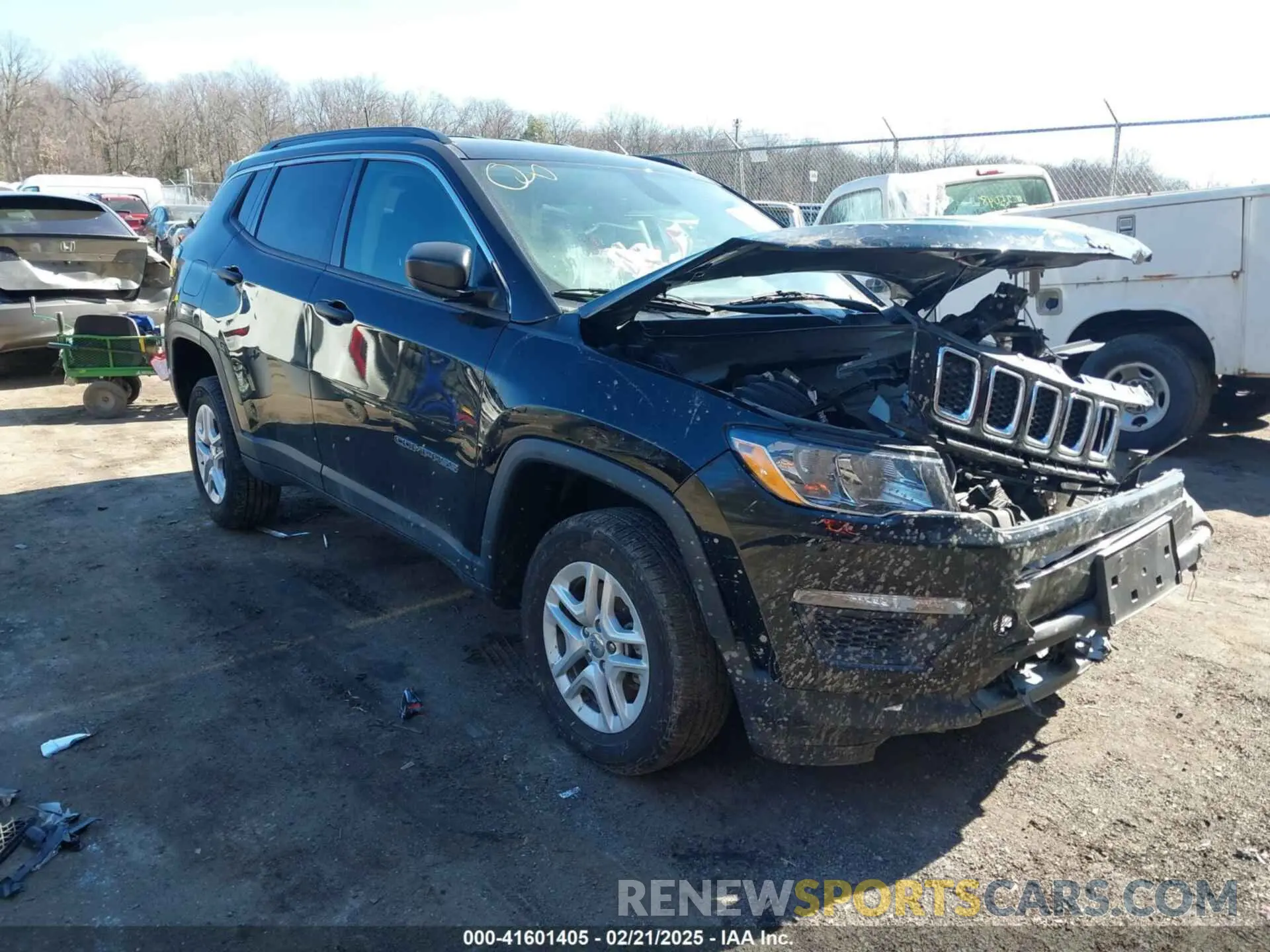 1 Фотография поврежденного автомобиля 3C4NJDAB0MT556781 JEEP COMPASS 2021