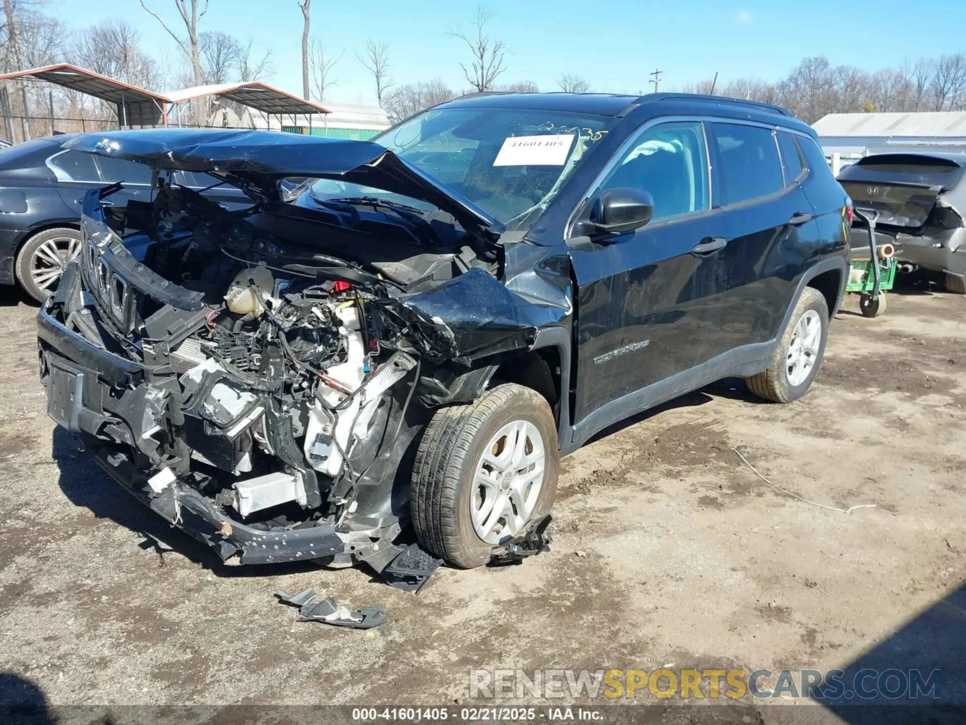 2 Фотография поврежденного автомобиля 3C4NJDAB0MT556781 JEEP COMPASS 2021