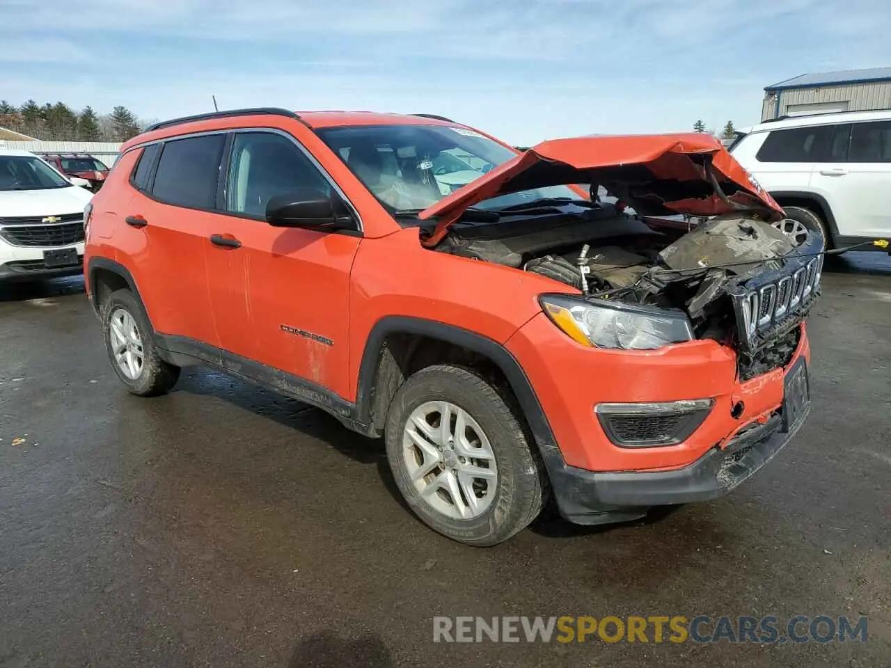 4 Фотография поврежденного автомобиля 3C4NJDAB1MT500431 JEEP COMPASS 2021