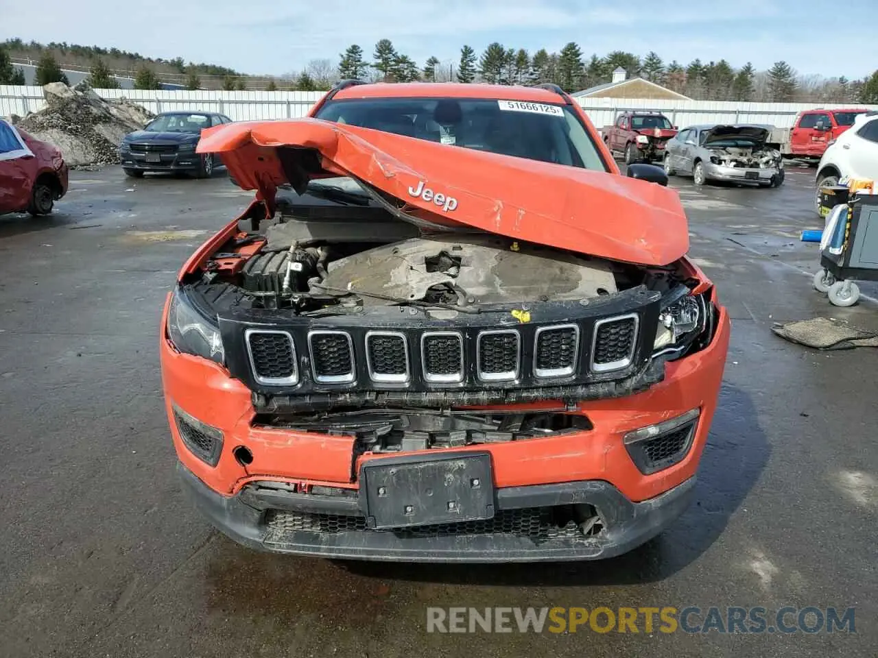 5 Фотография поврежденного автомобиля 3C4NJDAB1MT500431 JEEP COMPASS 2021