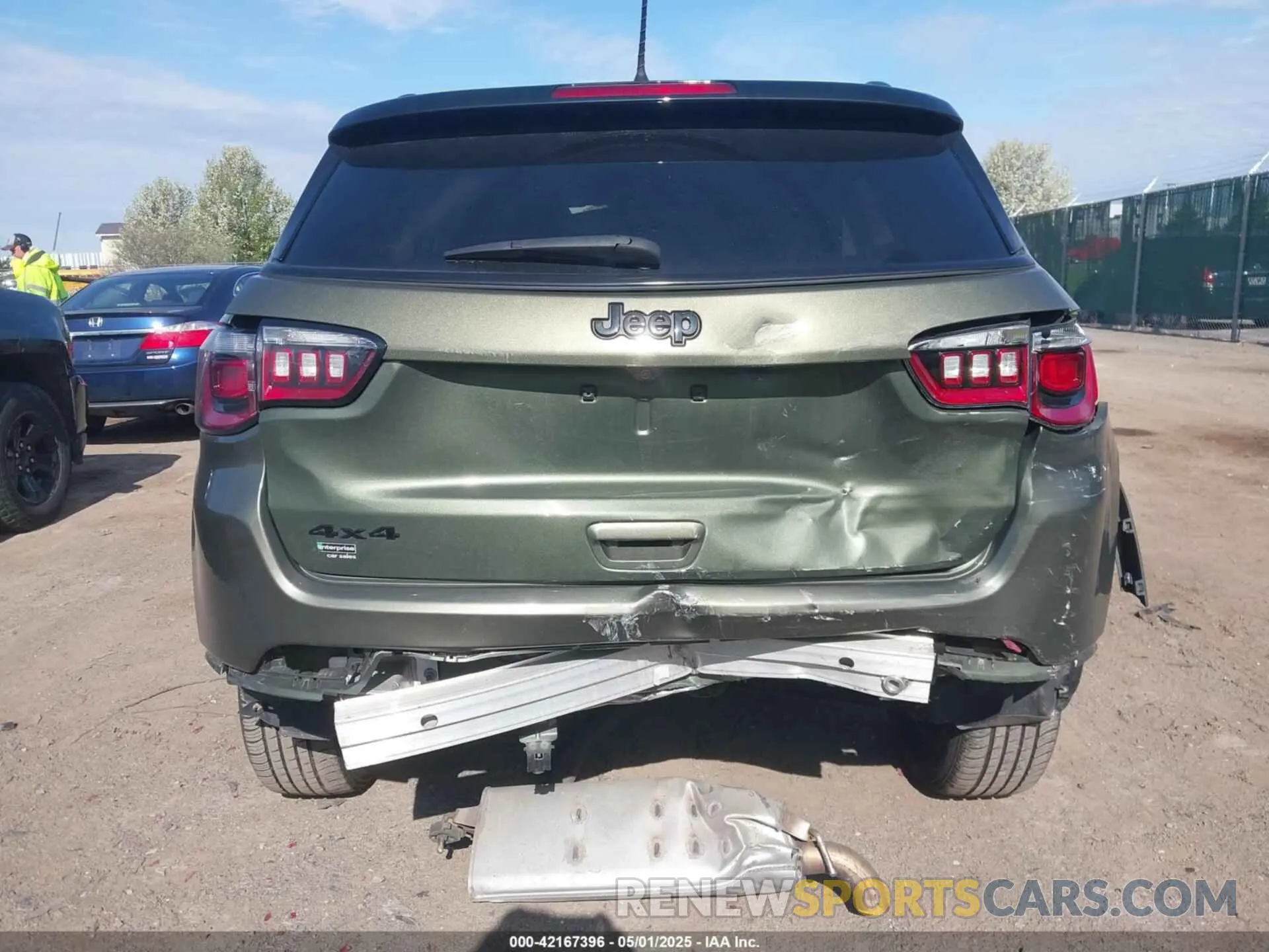 11 Photograph of a damaged car 3C4NJDAB2MT591256 JEEP COMPASS 2021