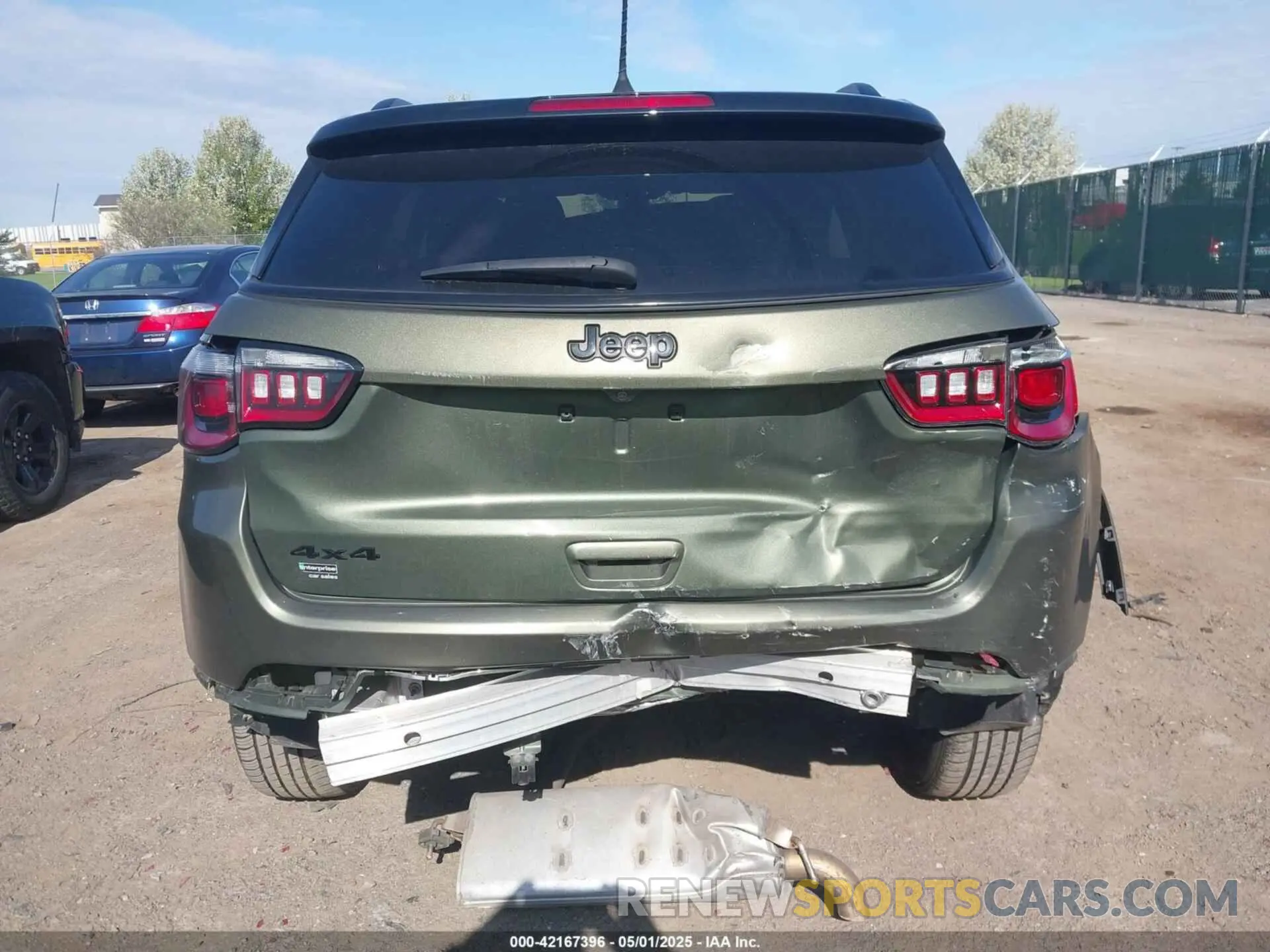 16 Photograph of a damaged car 3C4NJDAB2MT591256 JEEP COMPASS 2021