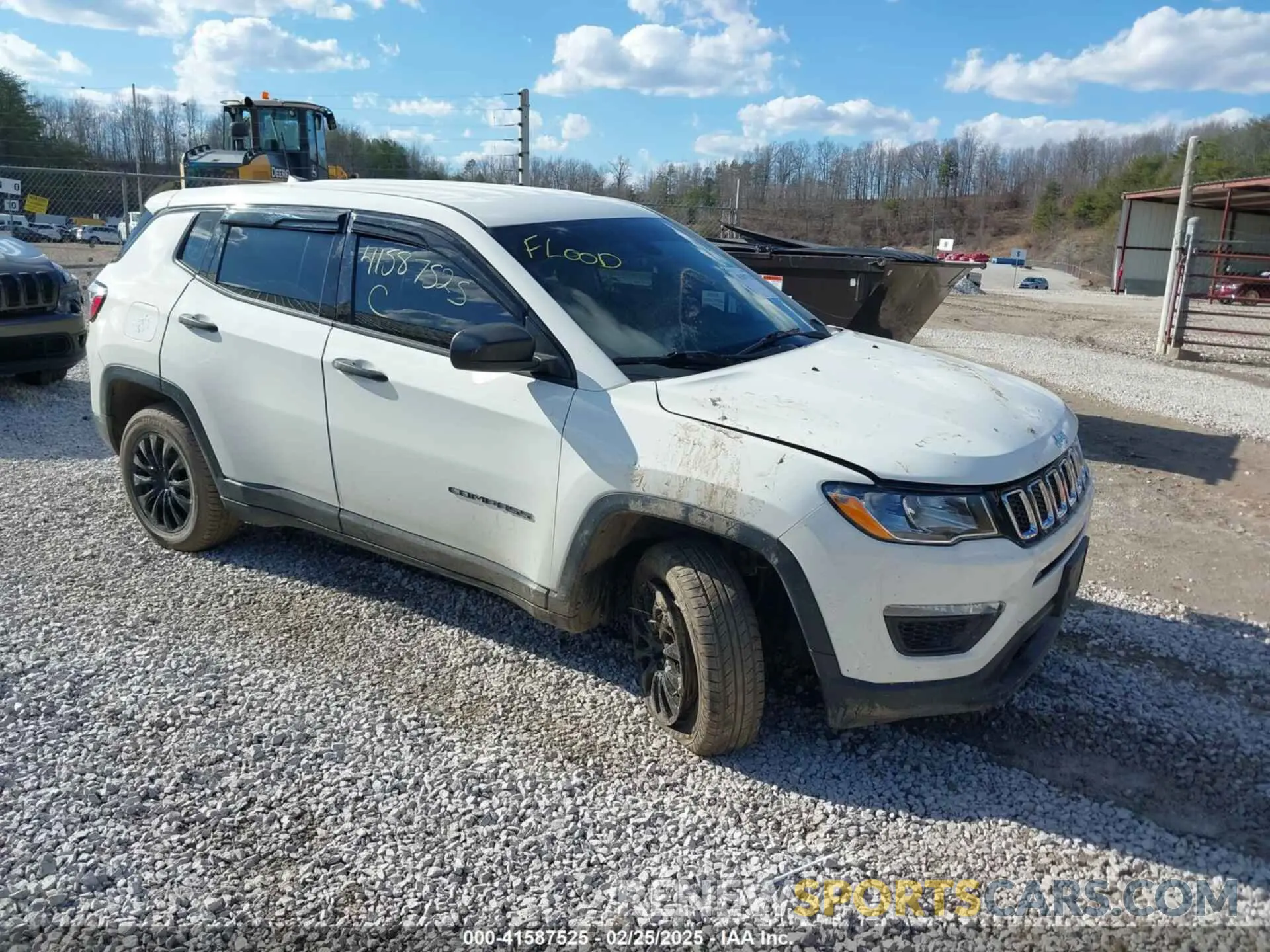 1 Photograph of a damaged car 3C4NJDAB3MT555219 JEEP COMPASS 2021
