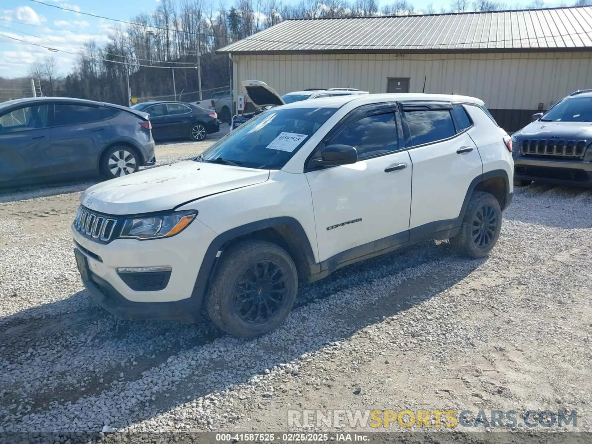 2 Photograph of a damaged car 3C4NJDAB3MT555219 JEEP COMPASS 2021