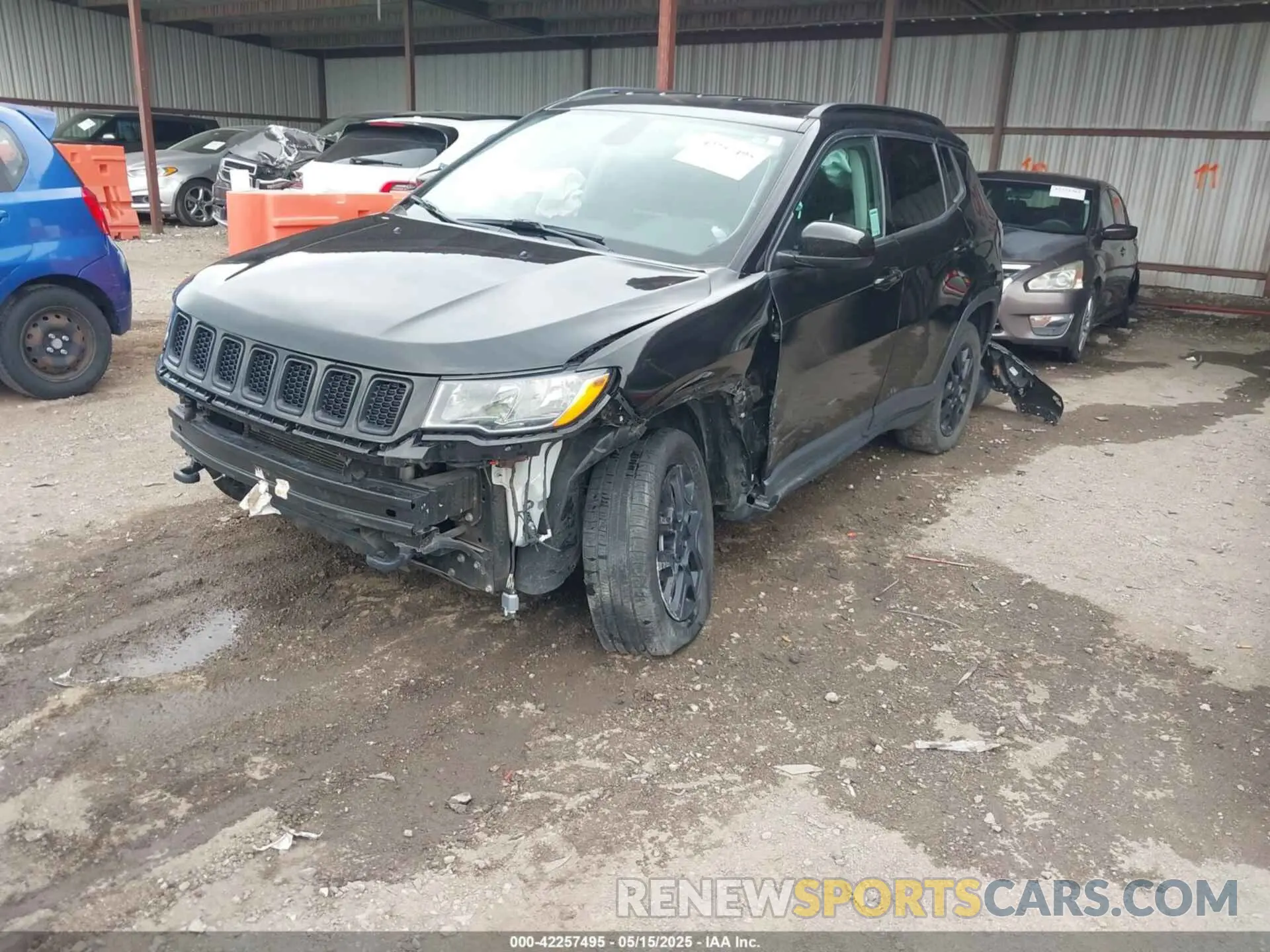 2 Photograph of a damaged car 3C4NJDAB3MT596661 JEEP COMPASS 2021