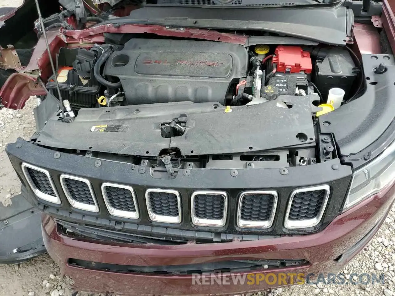 12 Photograph of a damaged car 3C4NJDAB5MT599920 JEEP COMPASS 2021