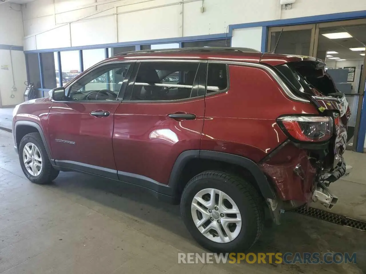 2 Photograph of a damaged car 3C4NJDAB6MT537376 JEEP COMPASS 2021