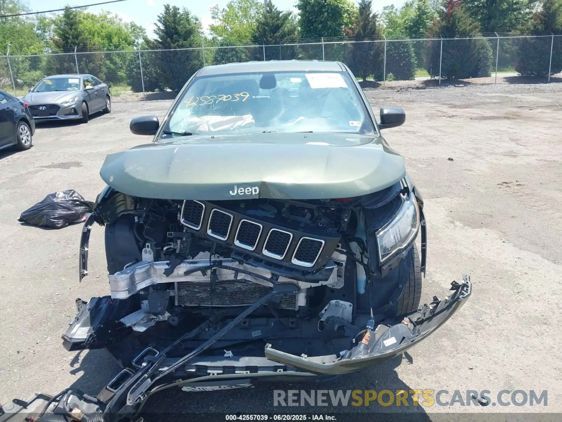 11 Фотография поврежденного автомобиля 3C4NJDAB6MT591308 JEEP COMPASS 2021