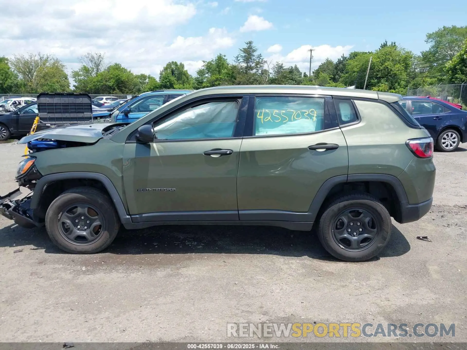 13 Фотография поврежденного автомобиля 3C4NJDAB6MT591308 JEEP COMPASS 2021