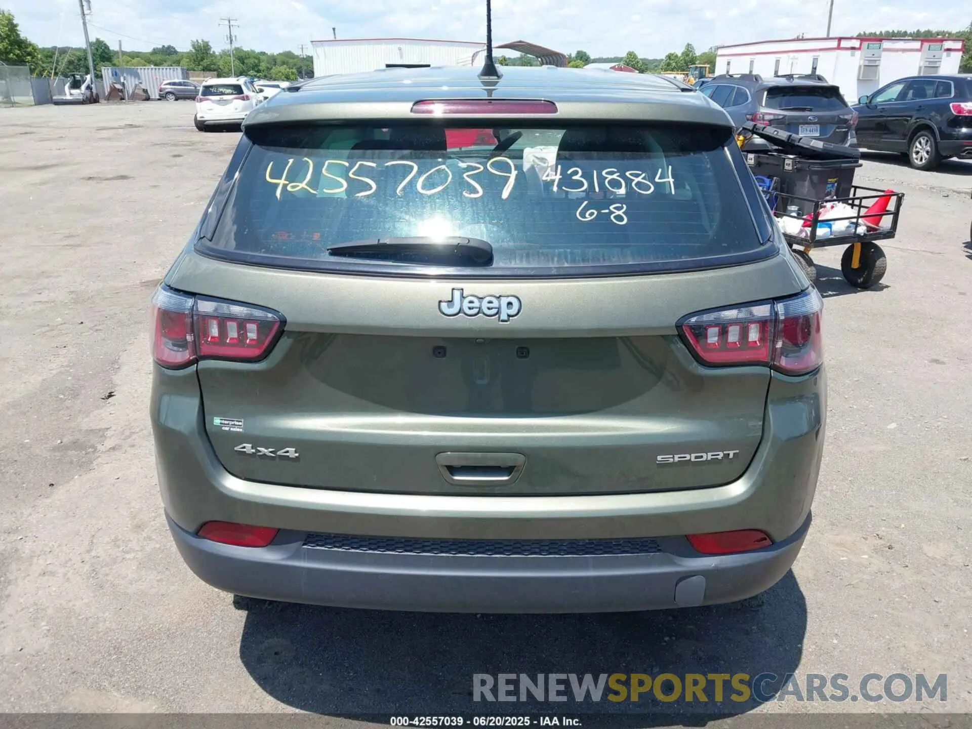 15 Фотография поврежденного автомобиля 3C4NJDAB6MT591308 JEEP COMPASS 2021