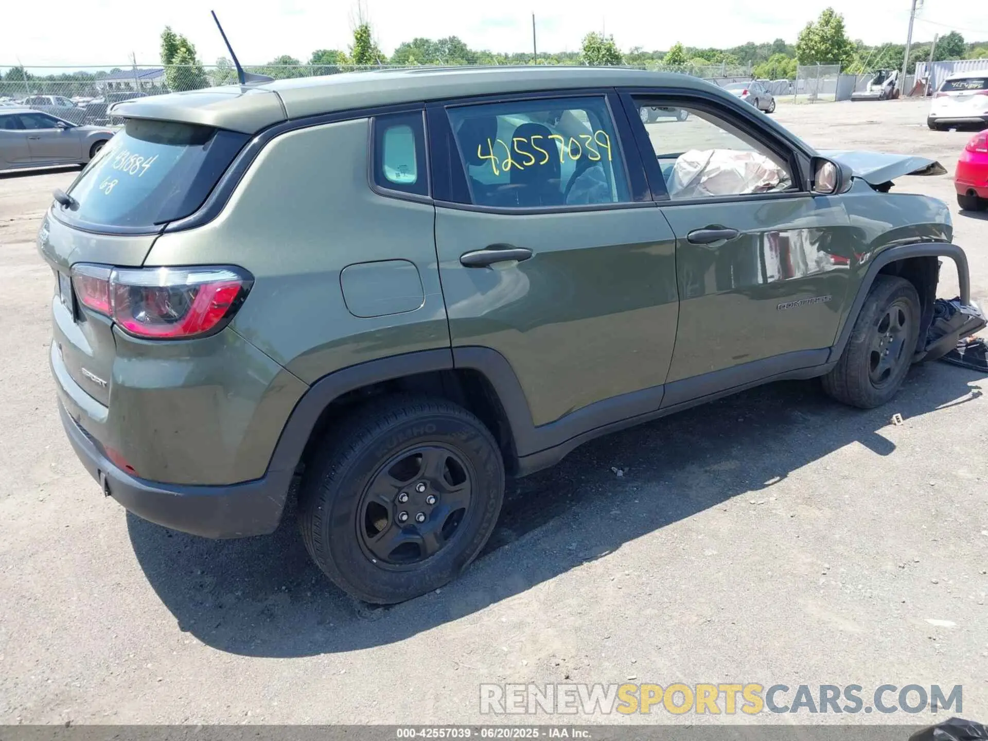 4 Фотография поврежденного автомобиля 3C4NJDAB6MT591308 JEEP COMPASS 2021