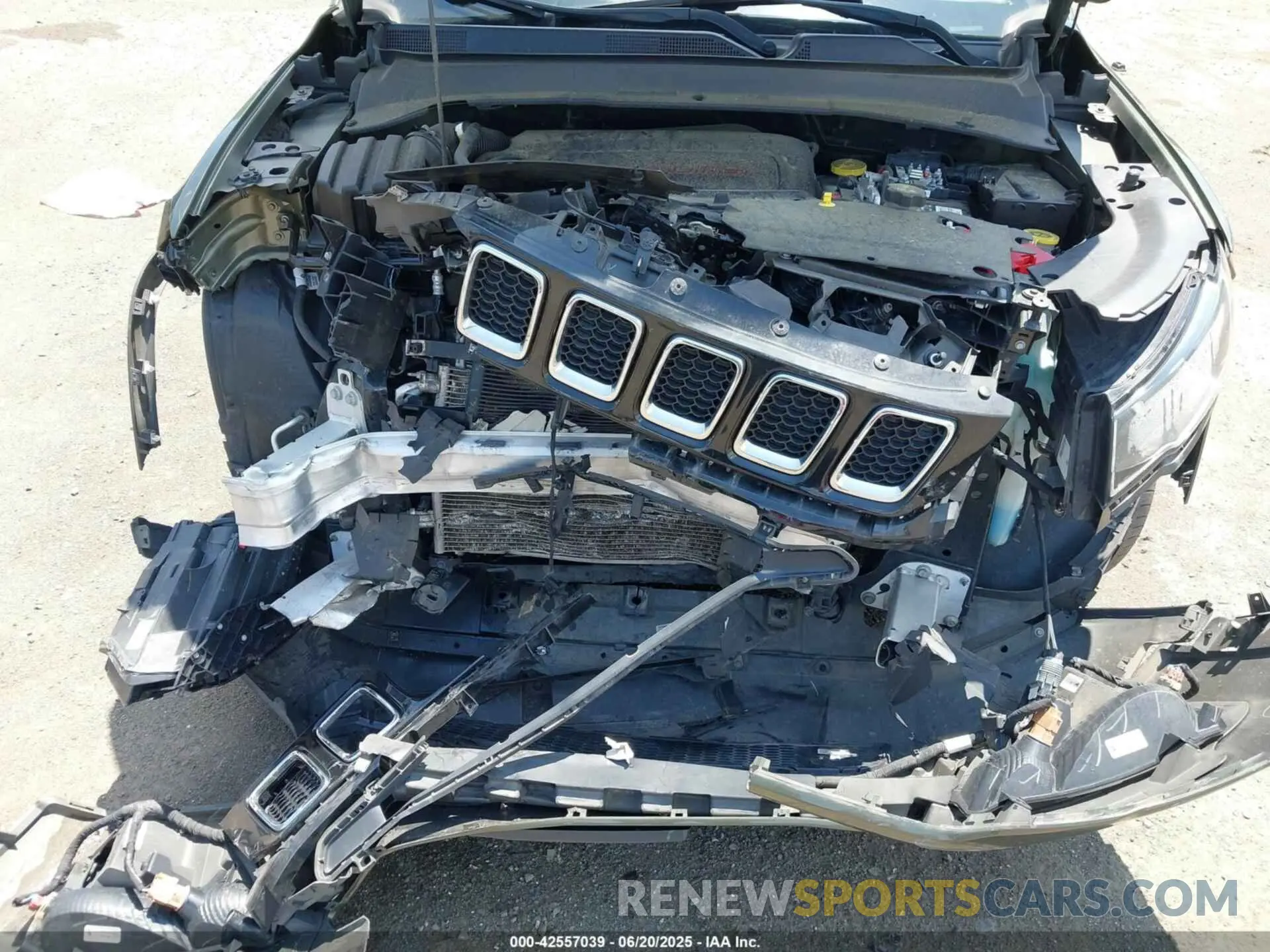 6 Фотография поврежденного автомобиля 3C4NJDAB6MT591308 JEEP COMPASS 2021