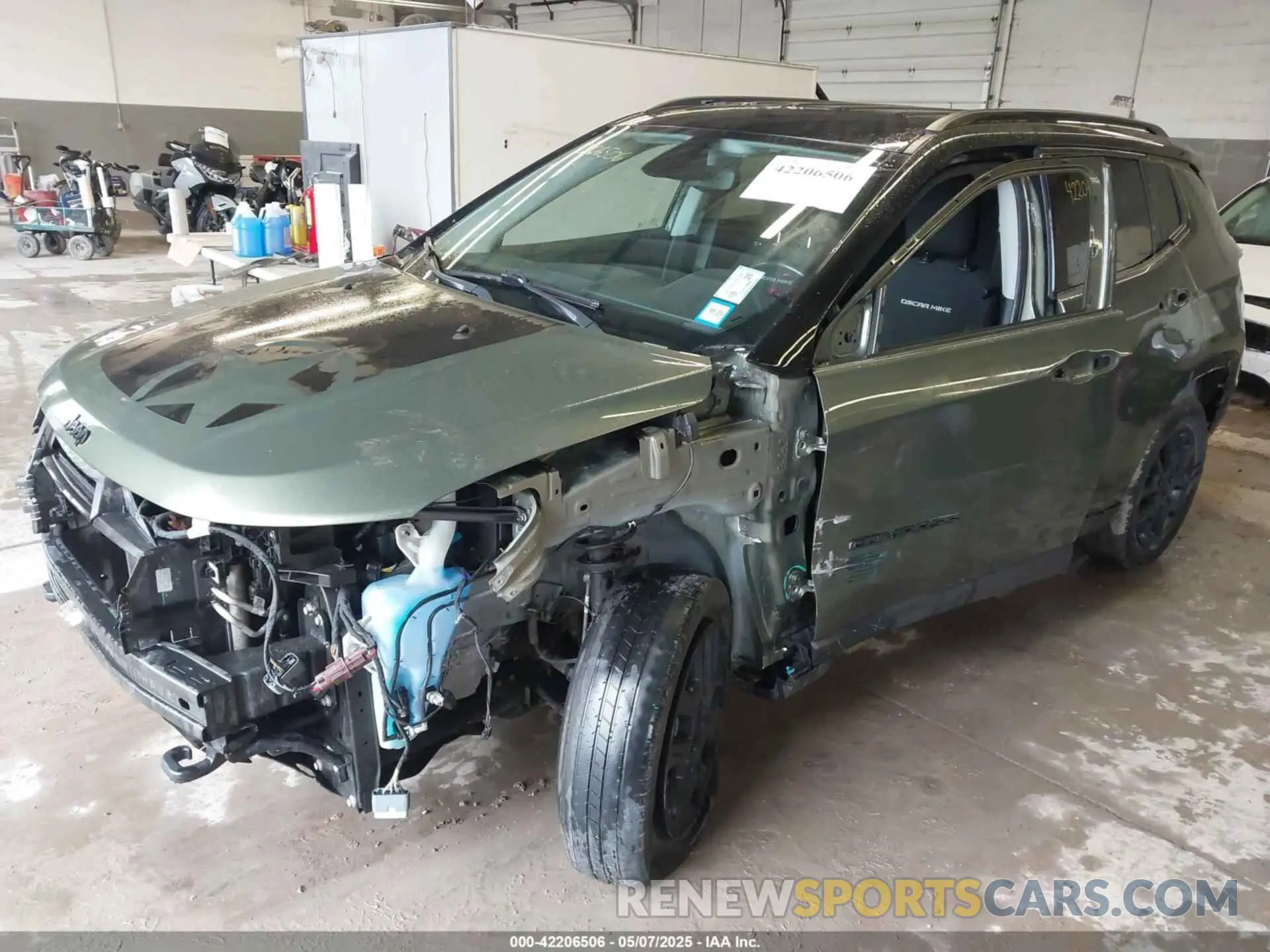 2 Фотография поврежденного автомобиля 3C4NJDAB8MT591231 JEEP COMPASS 2021