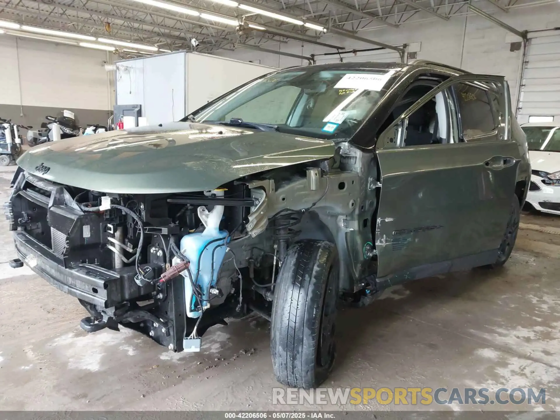 6 Фотография поврежденного автомобиля 3C4NJDAB8MT591231 JEEP COMPASS 2021