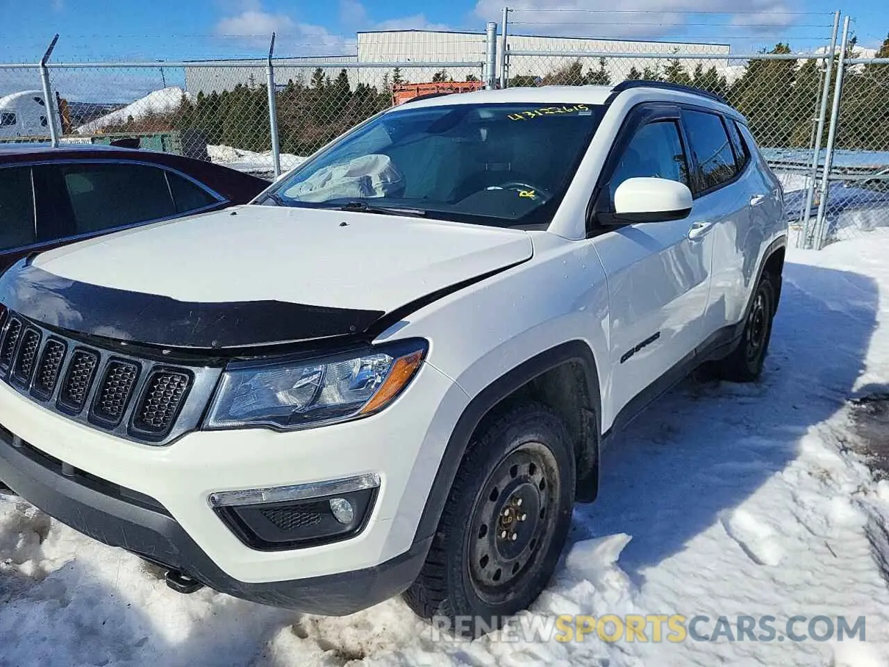 1 Фотография поврежденного автомобиля 3C4NJDAB9MT548453 JEEP COMPASS 2021