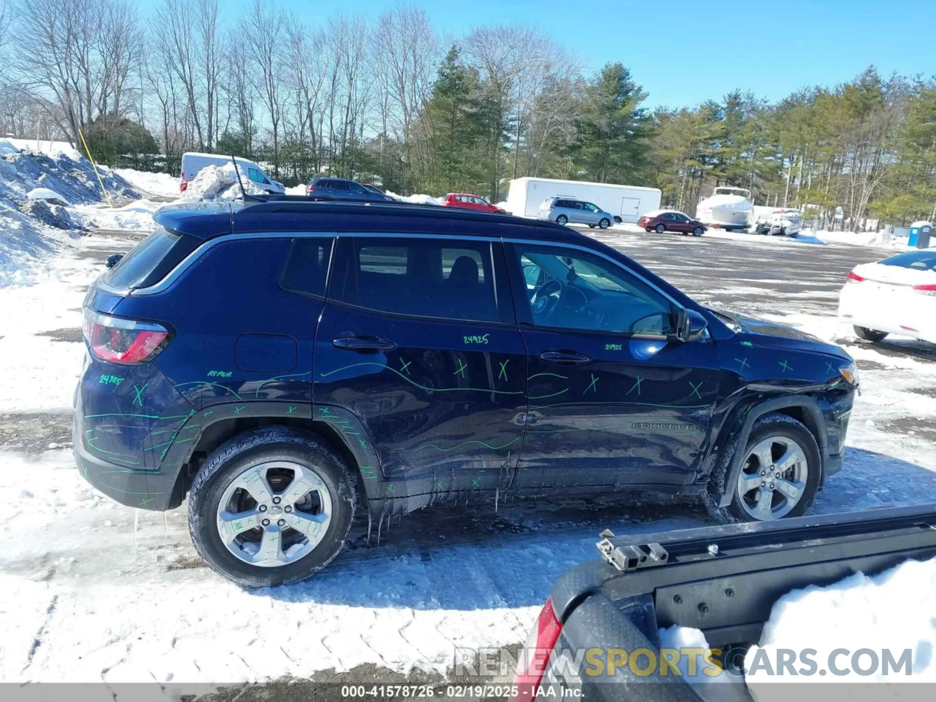 13 Photograph of a damaged car 3C4NJDBB0MT552101 JEEP COMPASS 2021