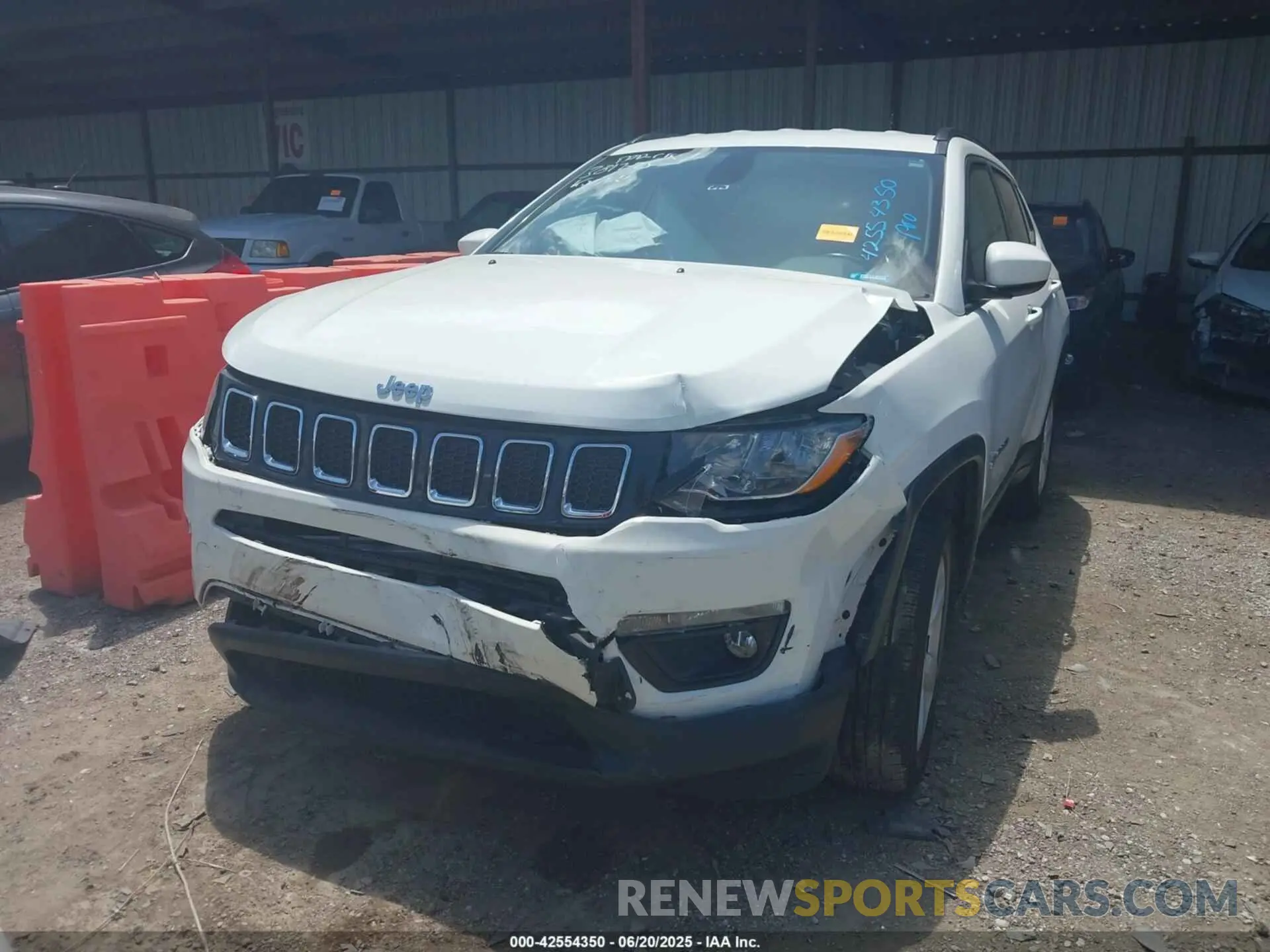 2 Фотография поврежденного автомобиля 3C4NJDBB0MT600115 JEEP COMPASS 2021